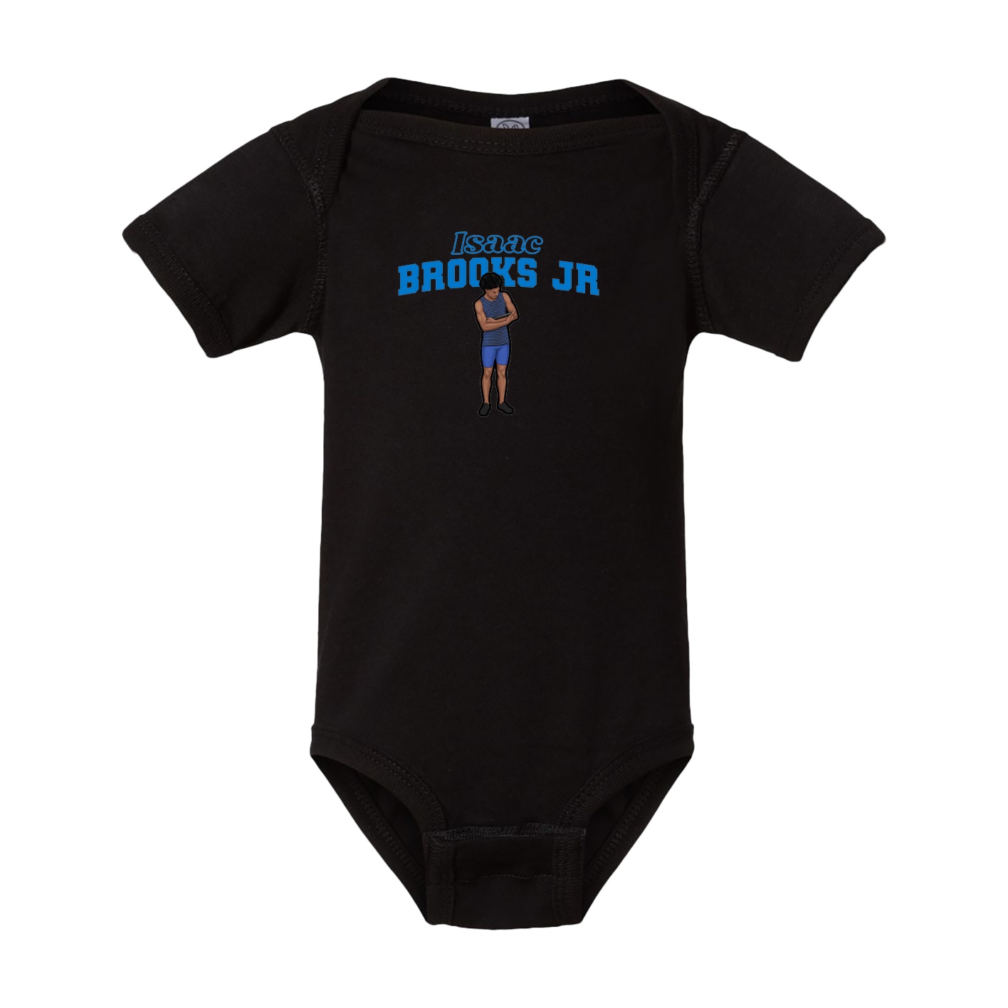 Baby Onesie — Name Arch in Black