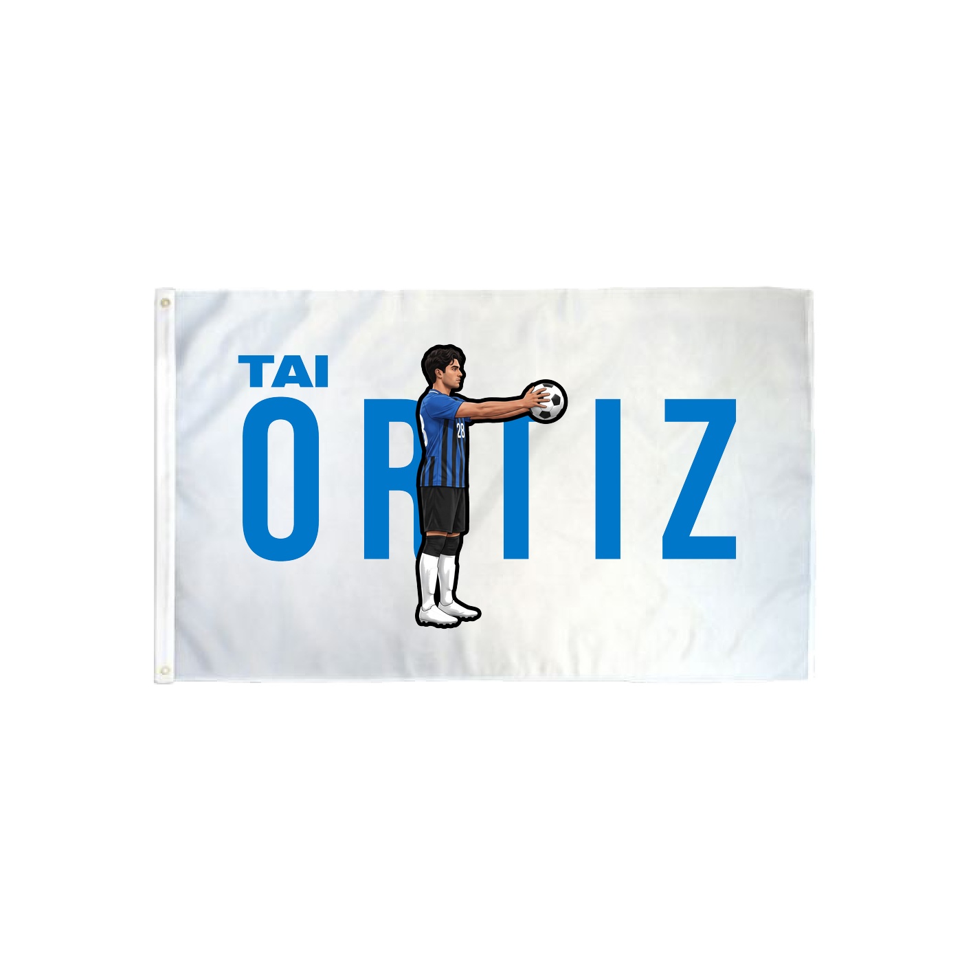 3x5 Flag — Player Name in Classic