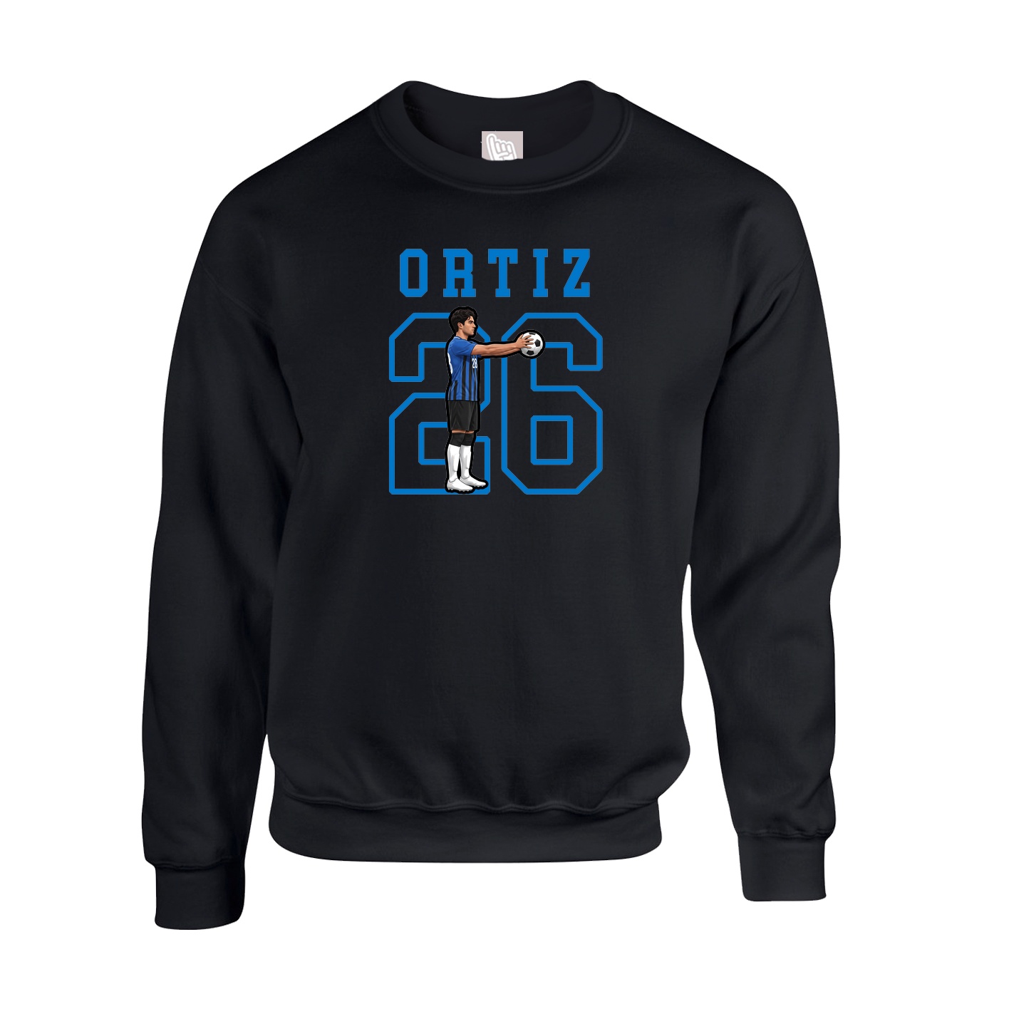 Fleece Crew — Shirsey in Black
