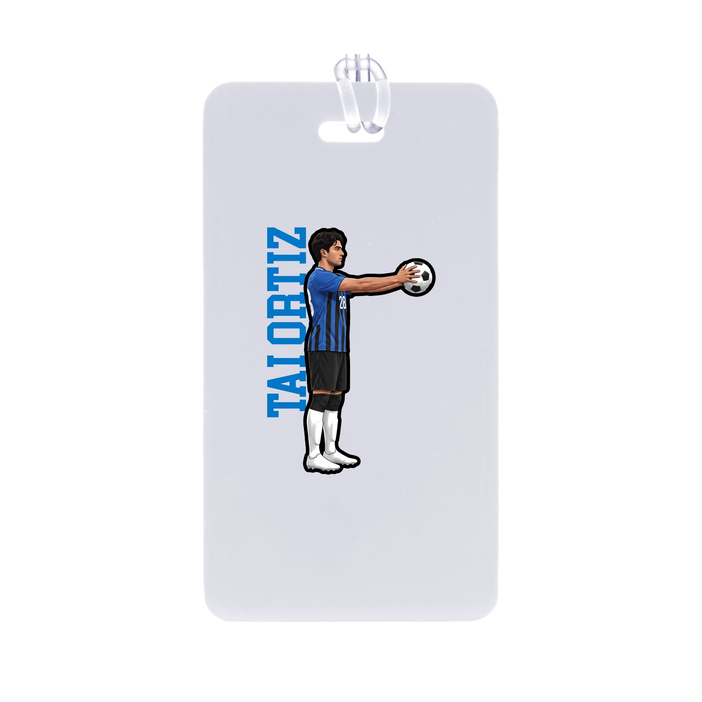 Bag Tag — Name Vertical in Classic