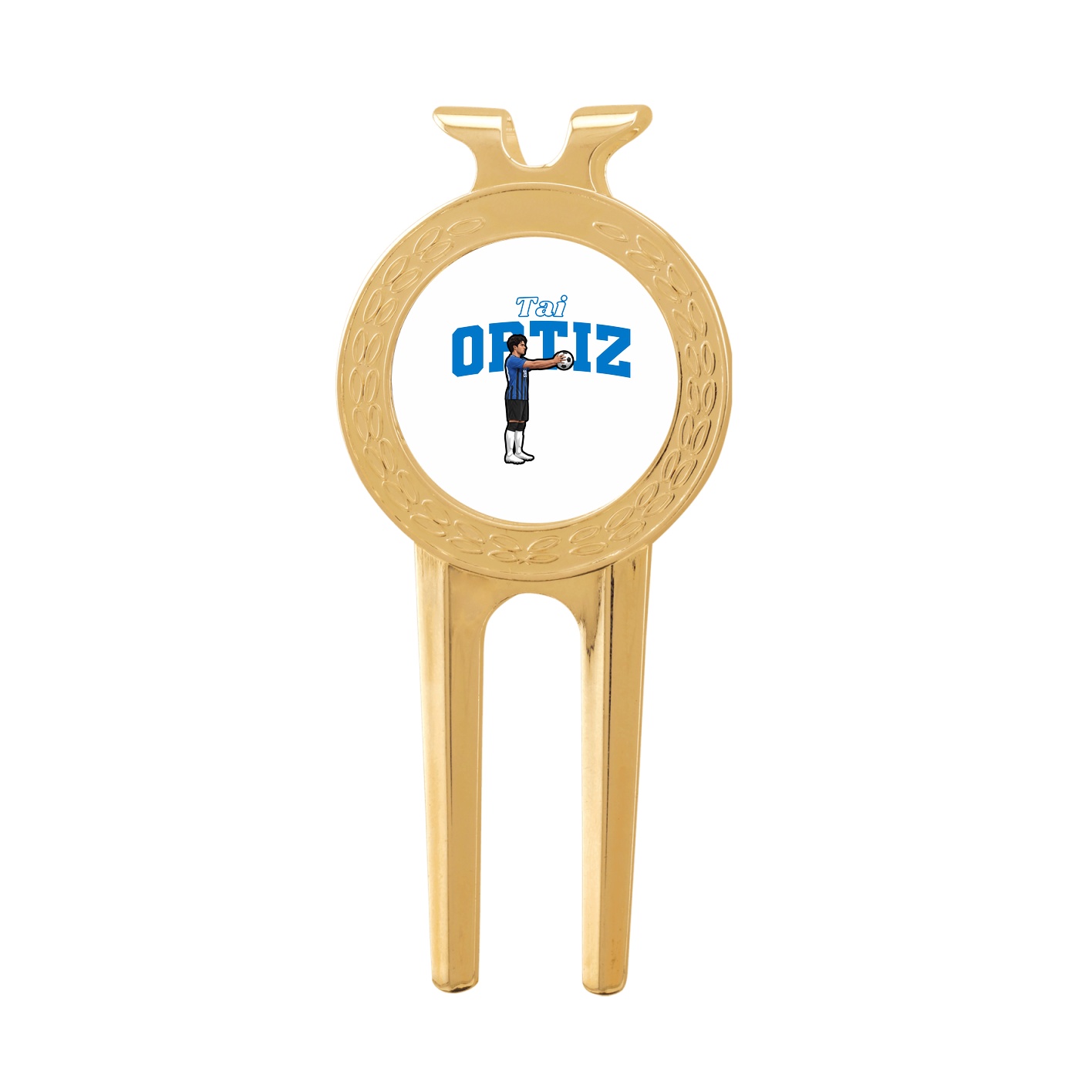 Divot Tool with Ball Marker — Name Arch in Classic