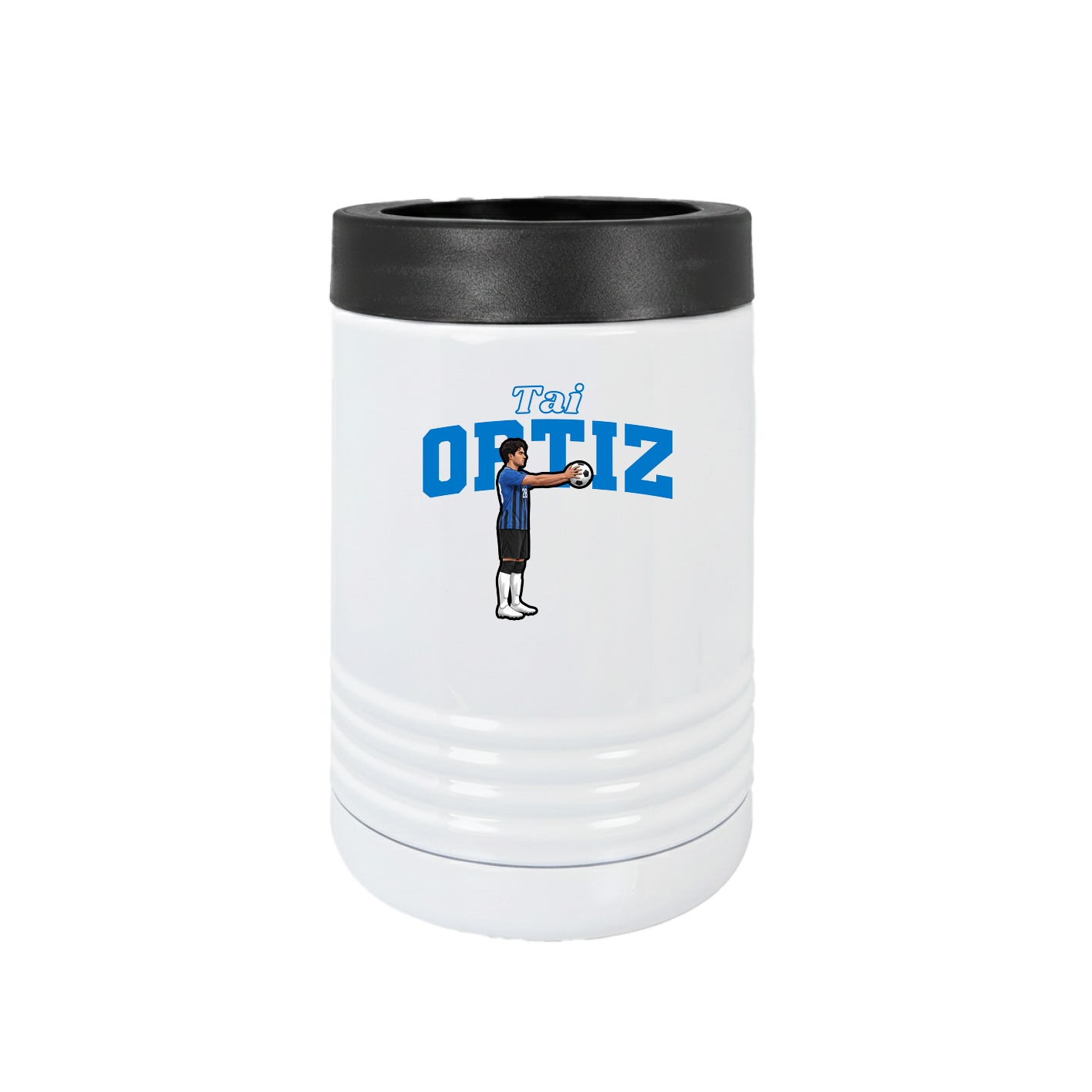 Beverage Holder — Name Arch in White