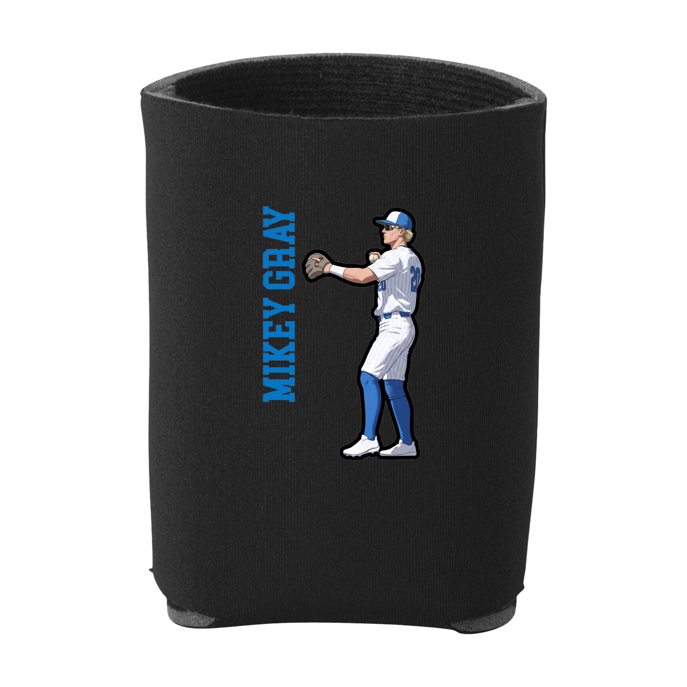 Can Holder — Name Vertical in Black