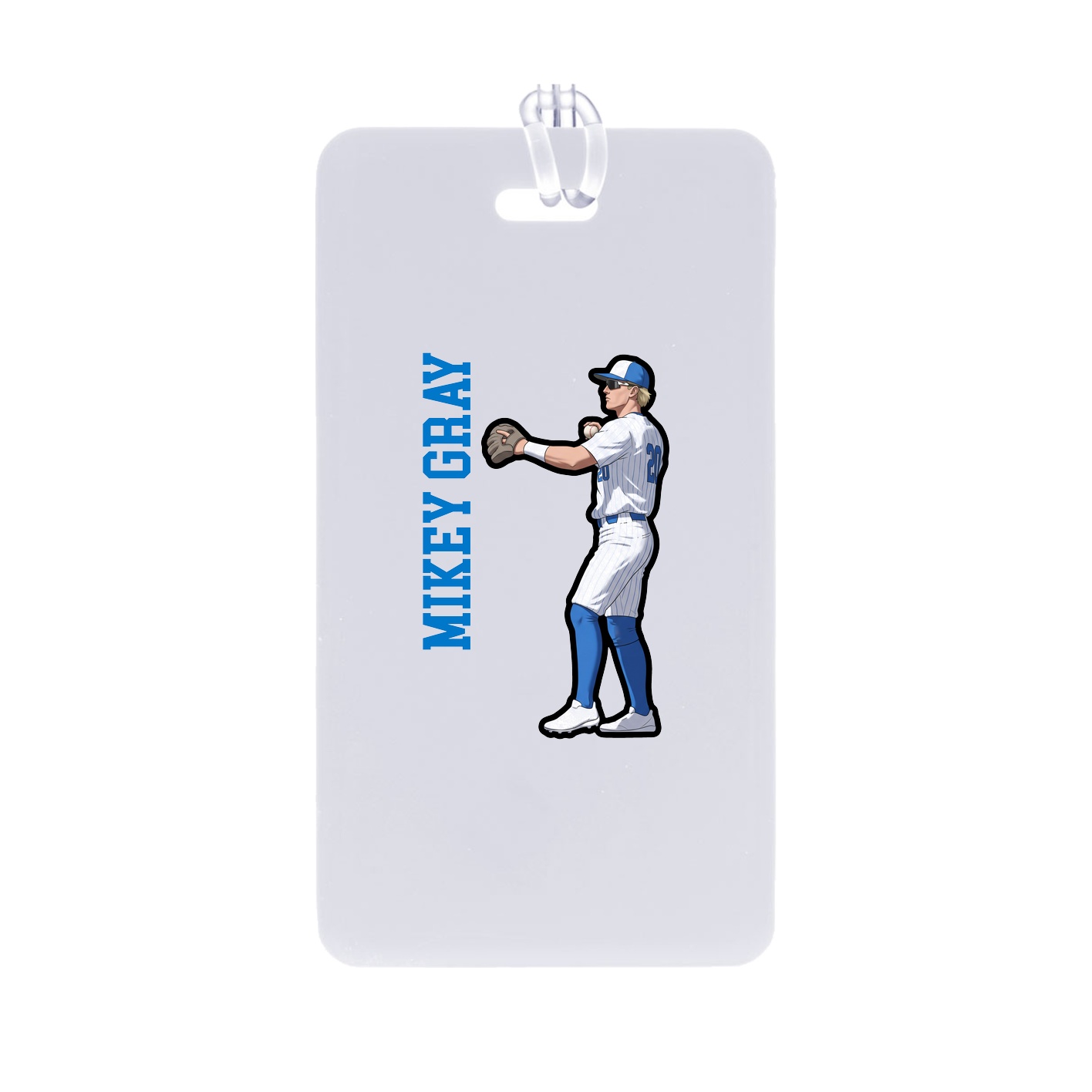 Bag Tag — Name Vertical in Classic