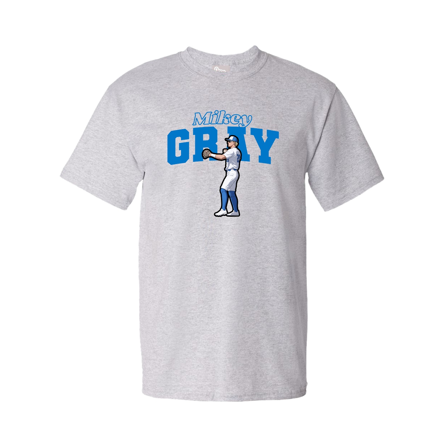 Tee — Name Arch in Grey