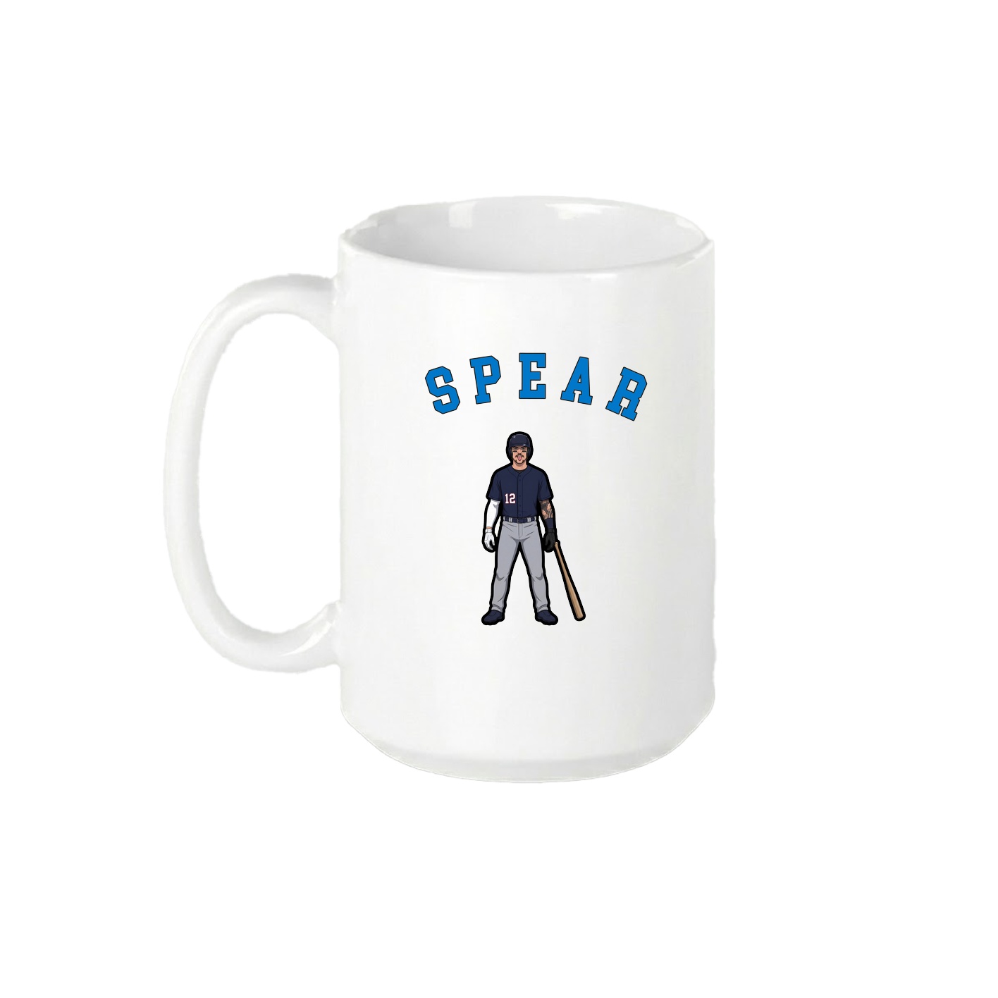 15oz Coffee Mug — Shirsey Arch in White