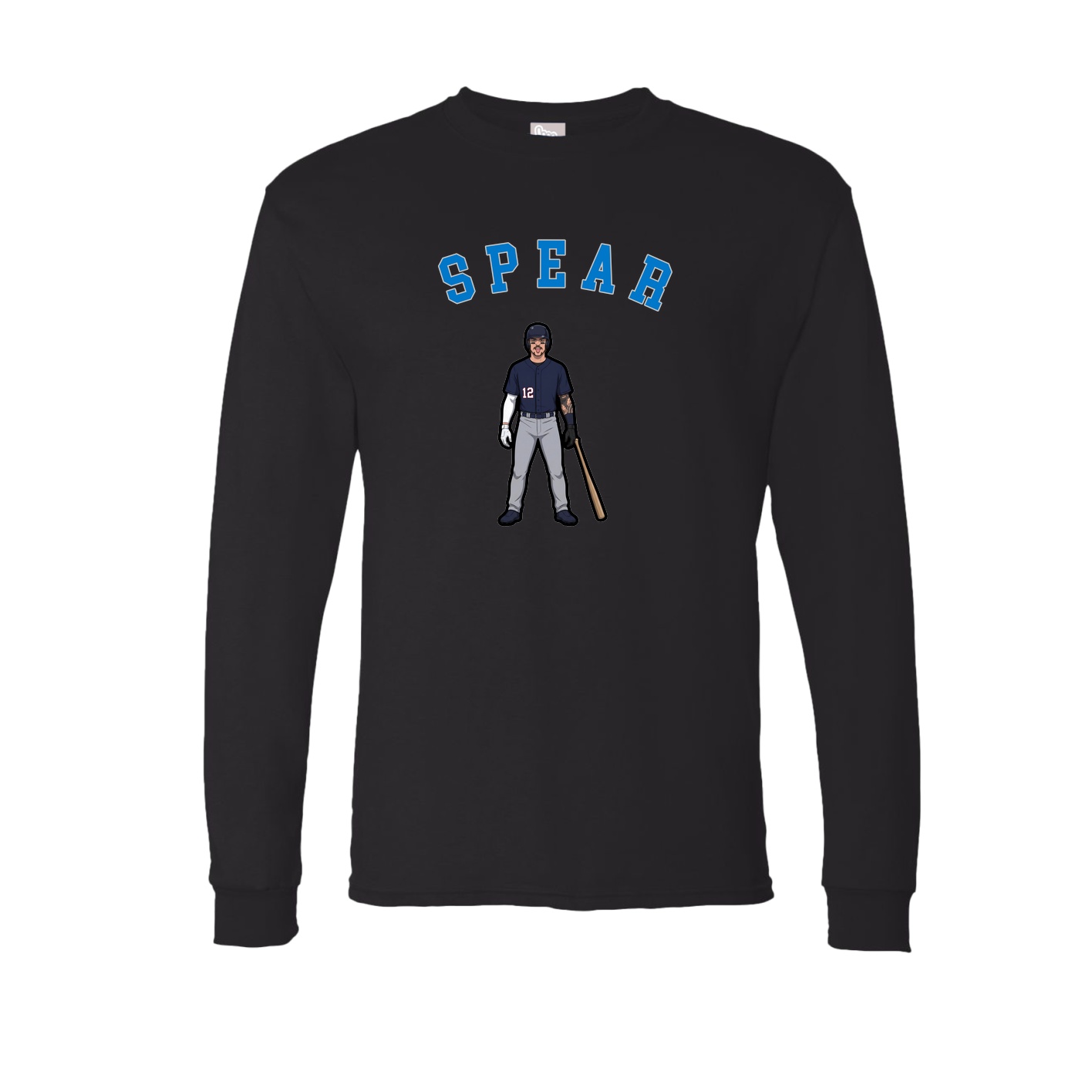 Long Sleeve Tee — Shirsey Arch in Black