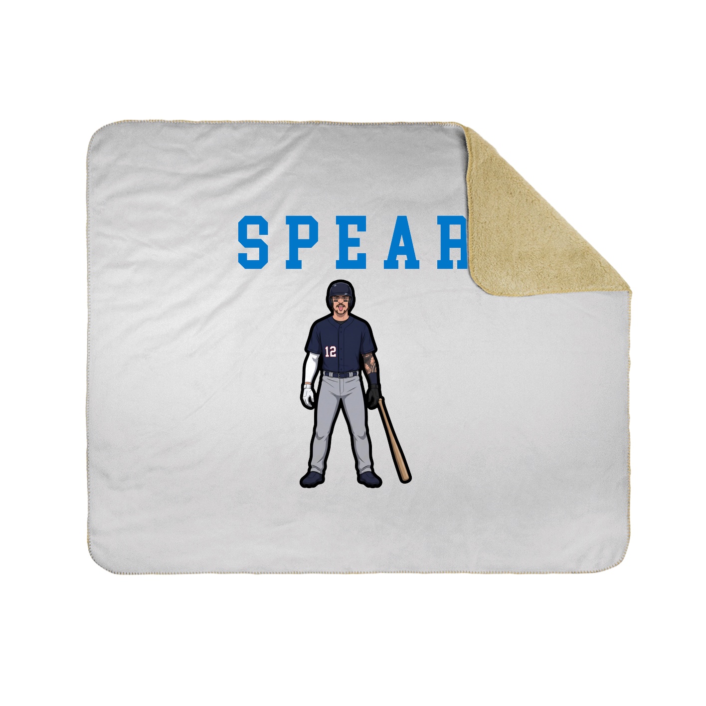 Throw Blanket — Shirsey in White