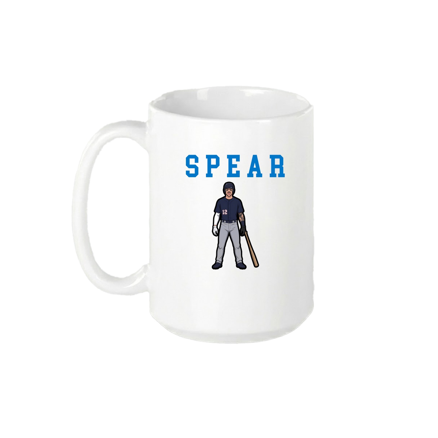 15oz Coffee Mug — Shirsey in White