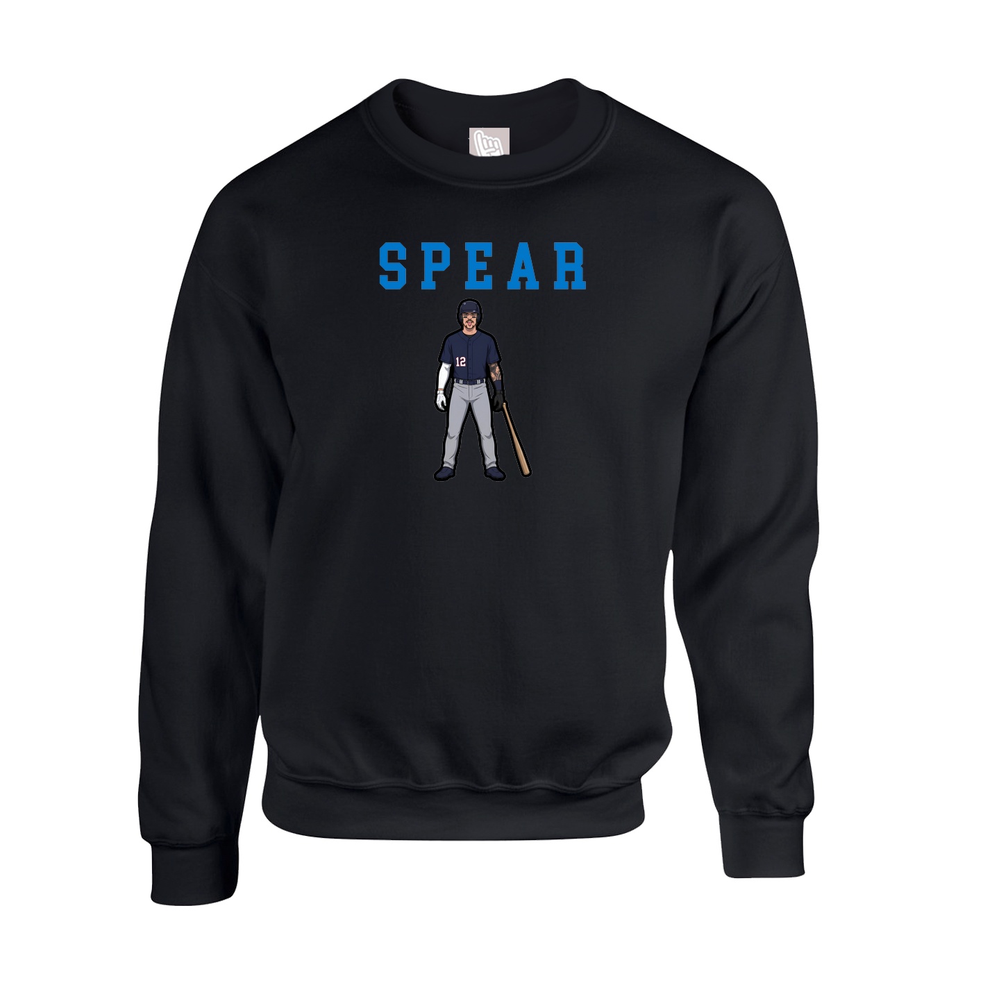 Fleece Crew — Shirsey in Black