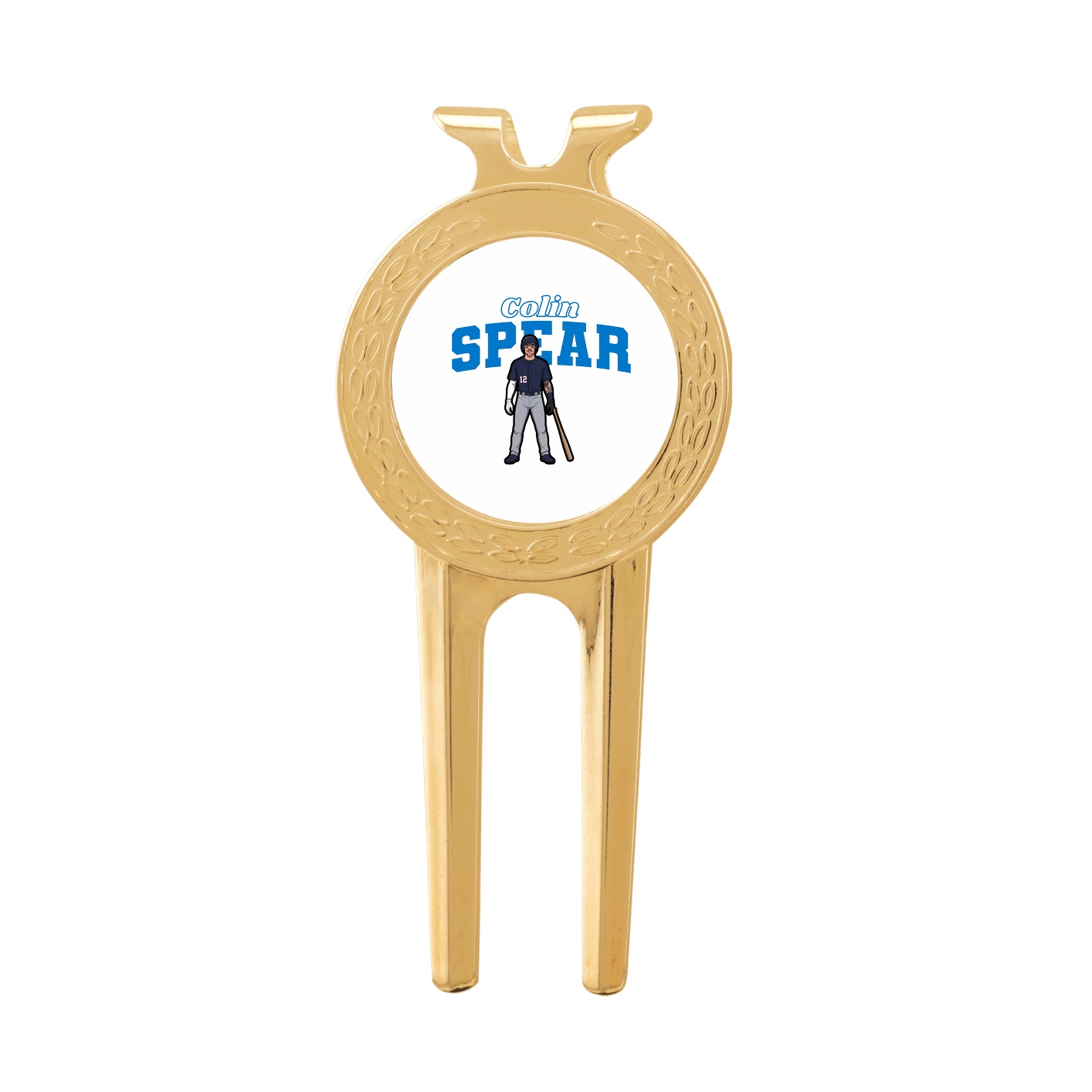 Divot Tool with Ball Marker — Name Arch in Classic