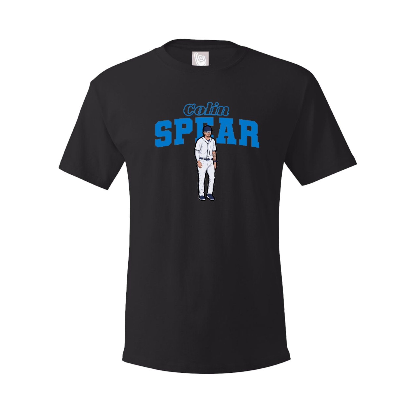 Youth Tee — Name Arch in Black