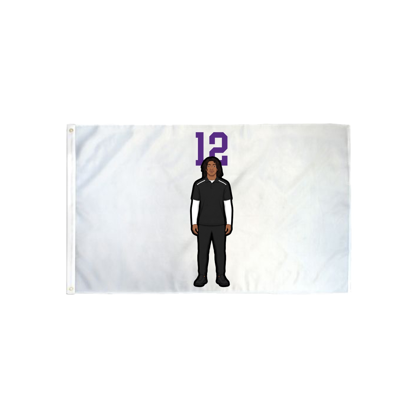 3x5 Flag — Number Top in Classic