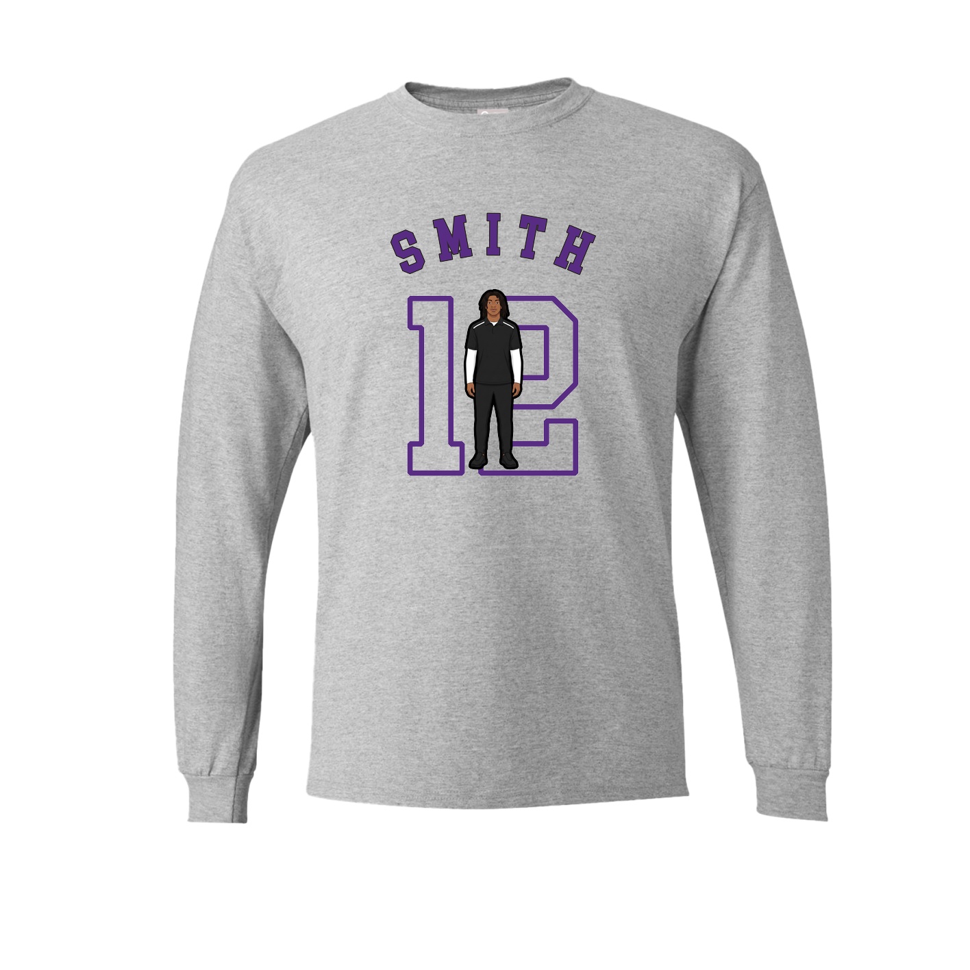 Long Sleeve Tee — Shirsey Arch in Grey
