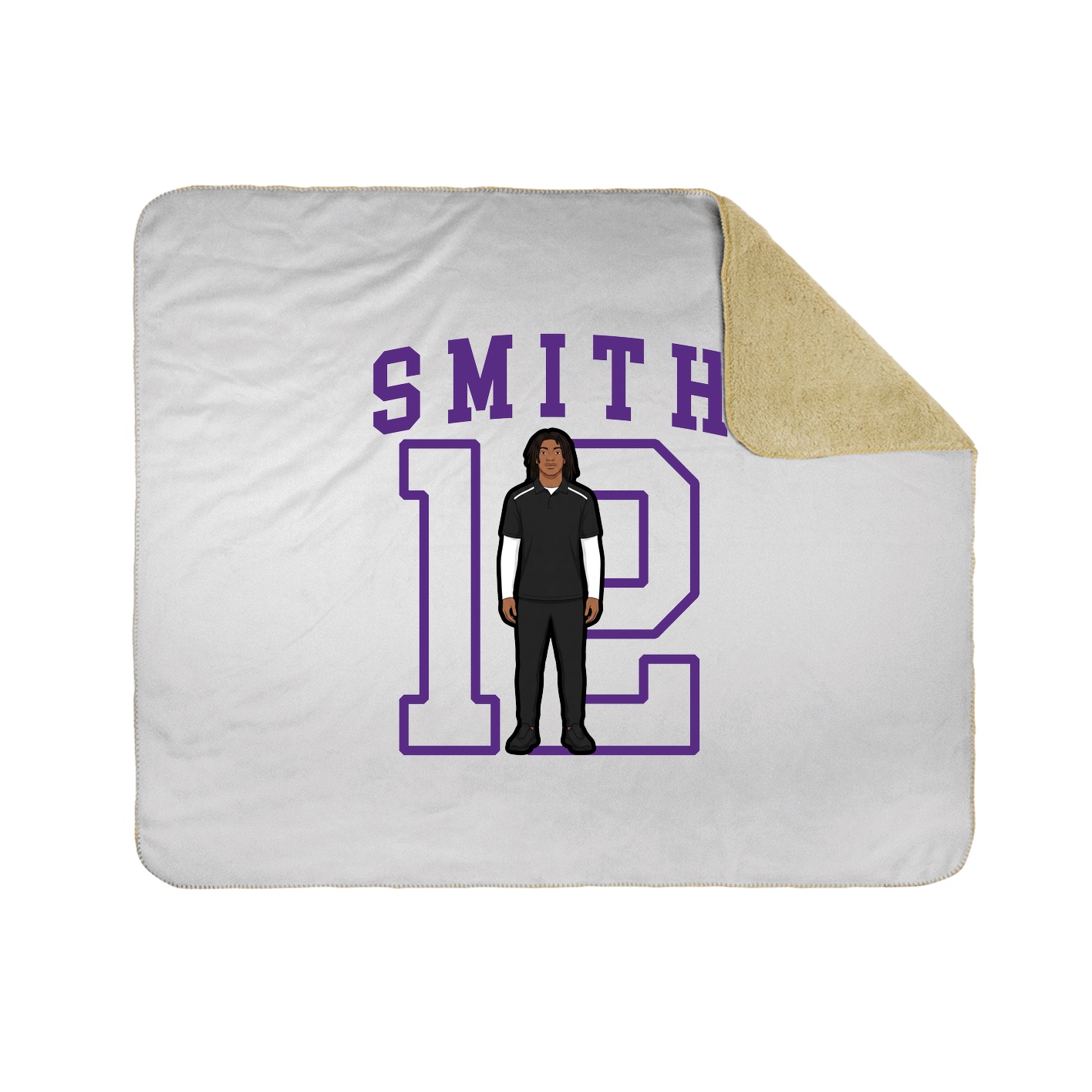 Throw Blanket — Shirsey in White