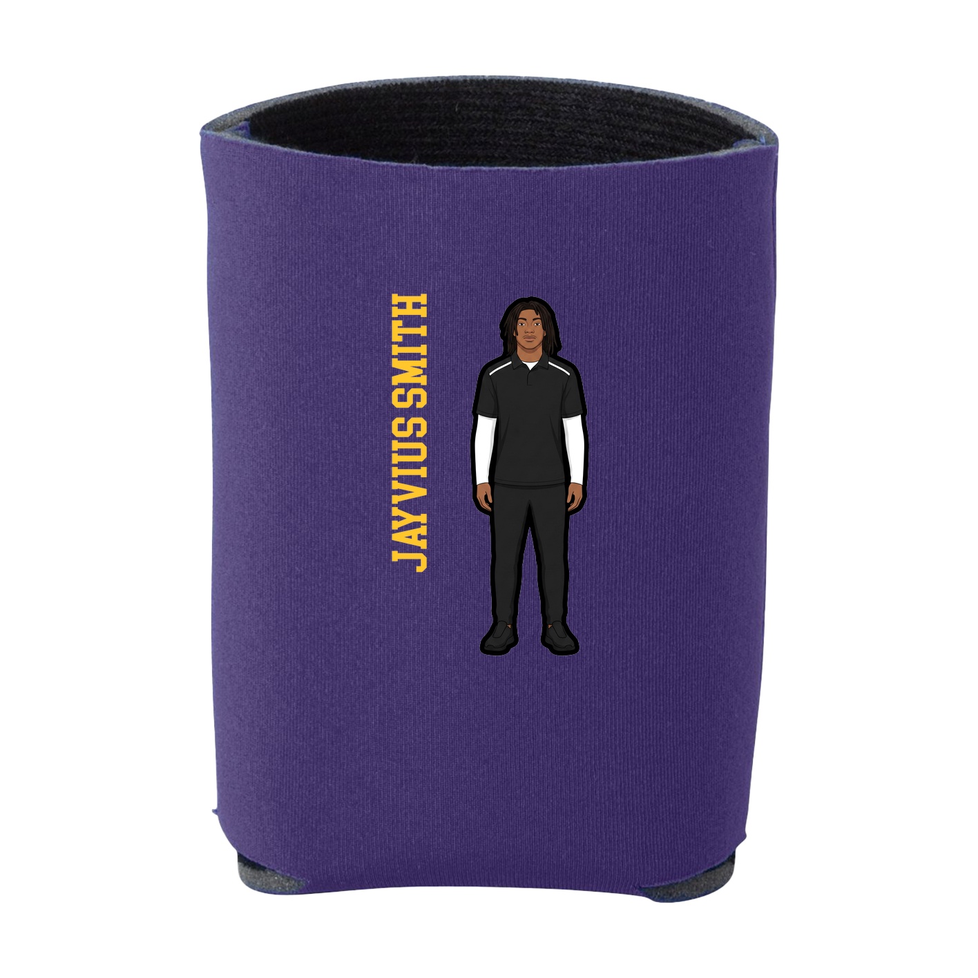 Can Holder — Name Vertical in Purple