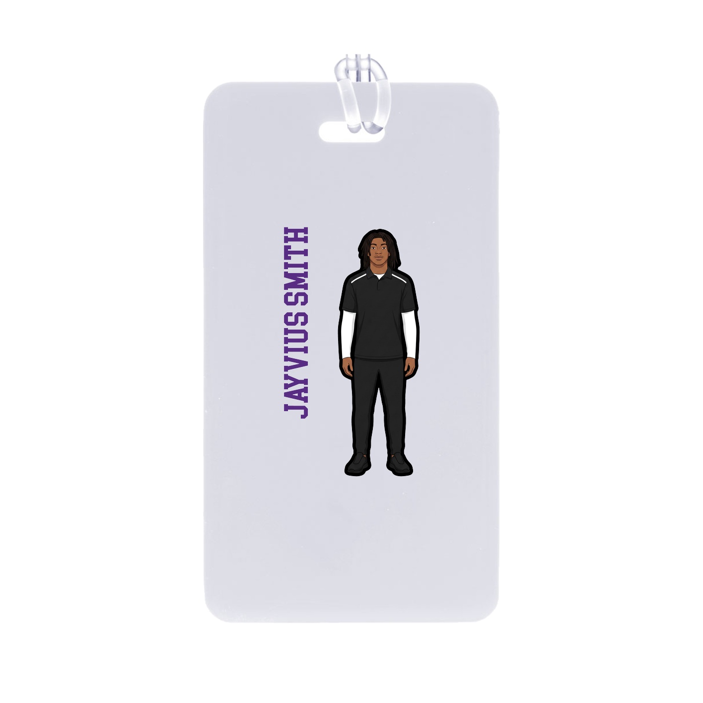 Bag Tag — Name Vertical in Classic