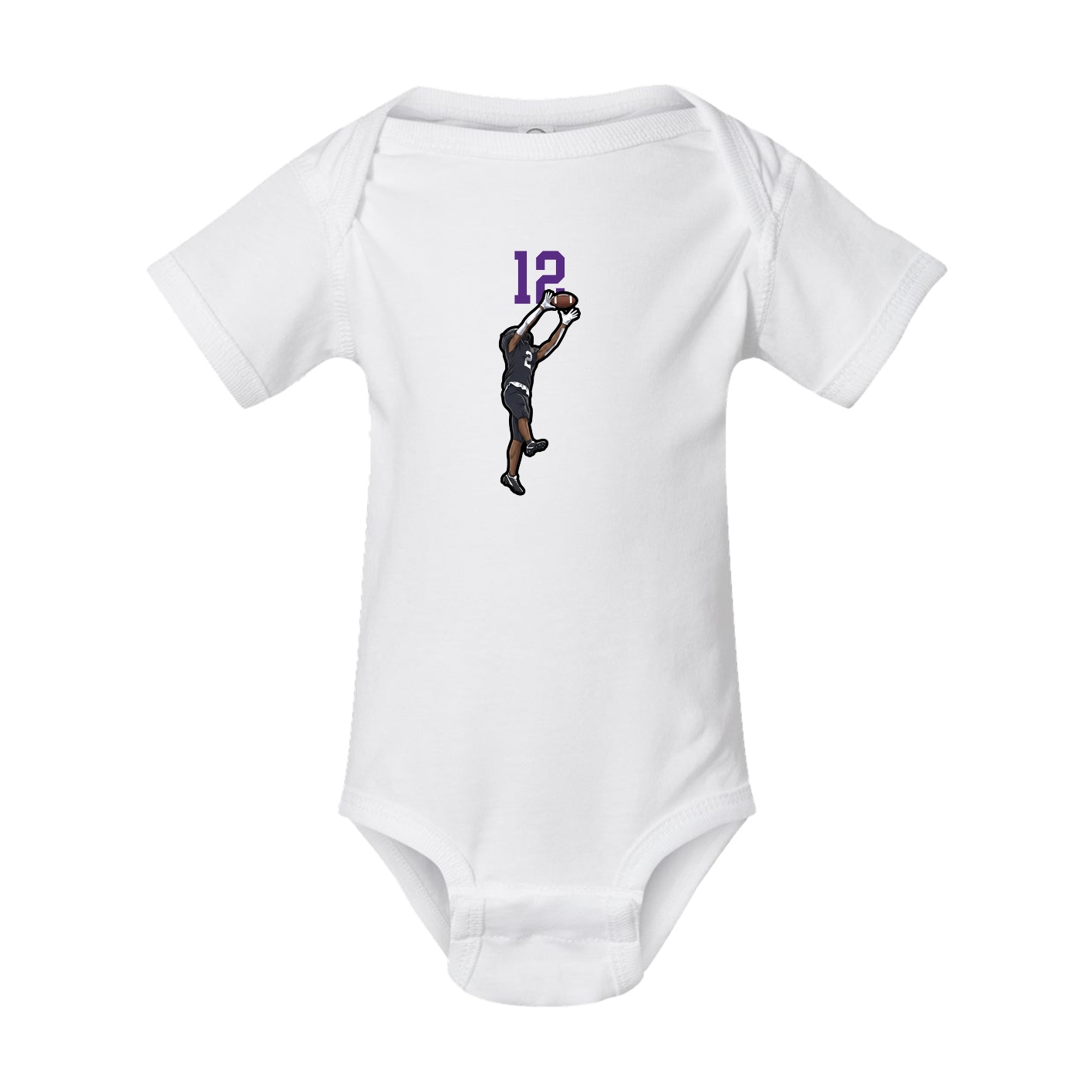 Baby Onesie — Number Top in White