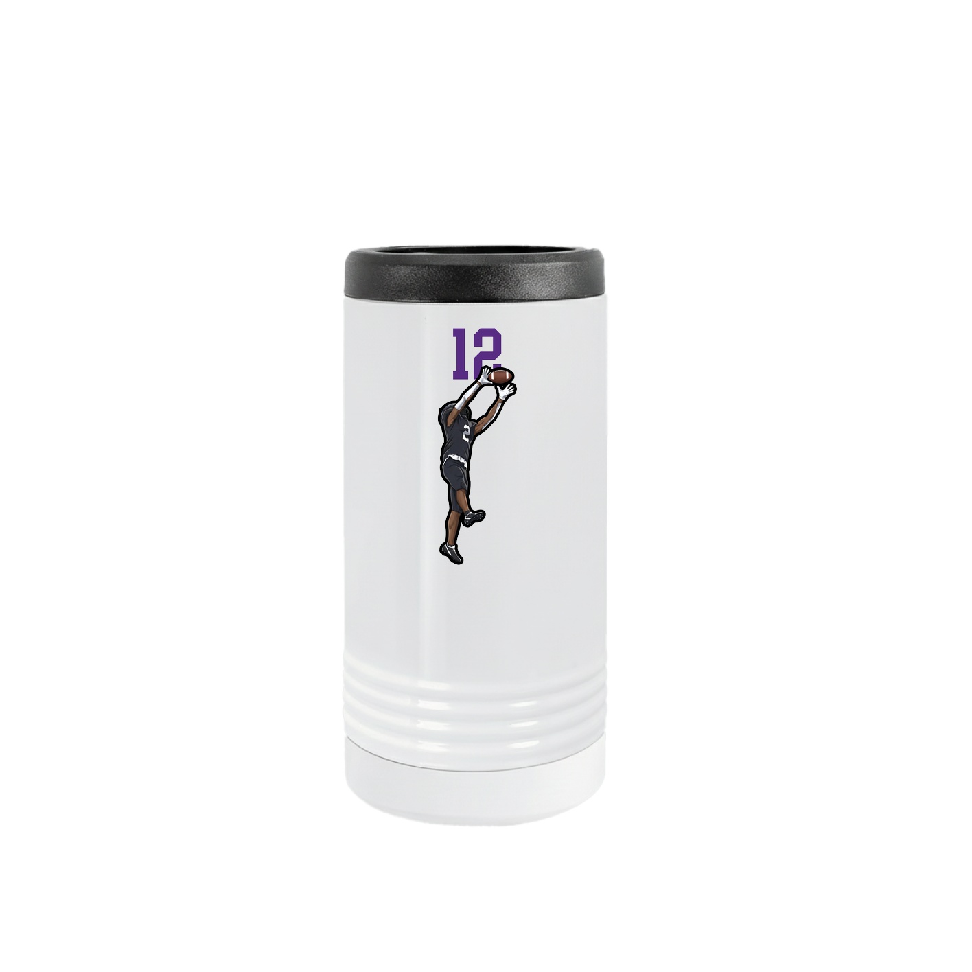 Slim Beverage Holder — Number Top in White