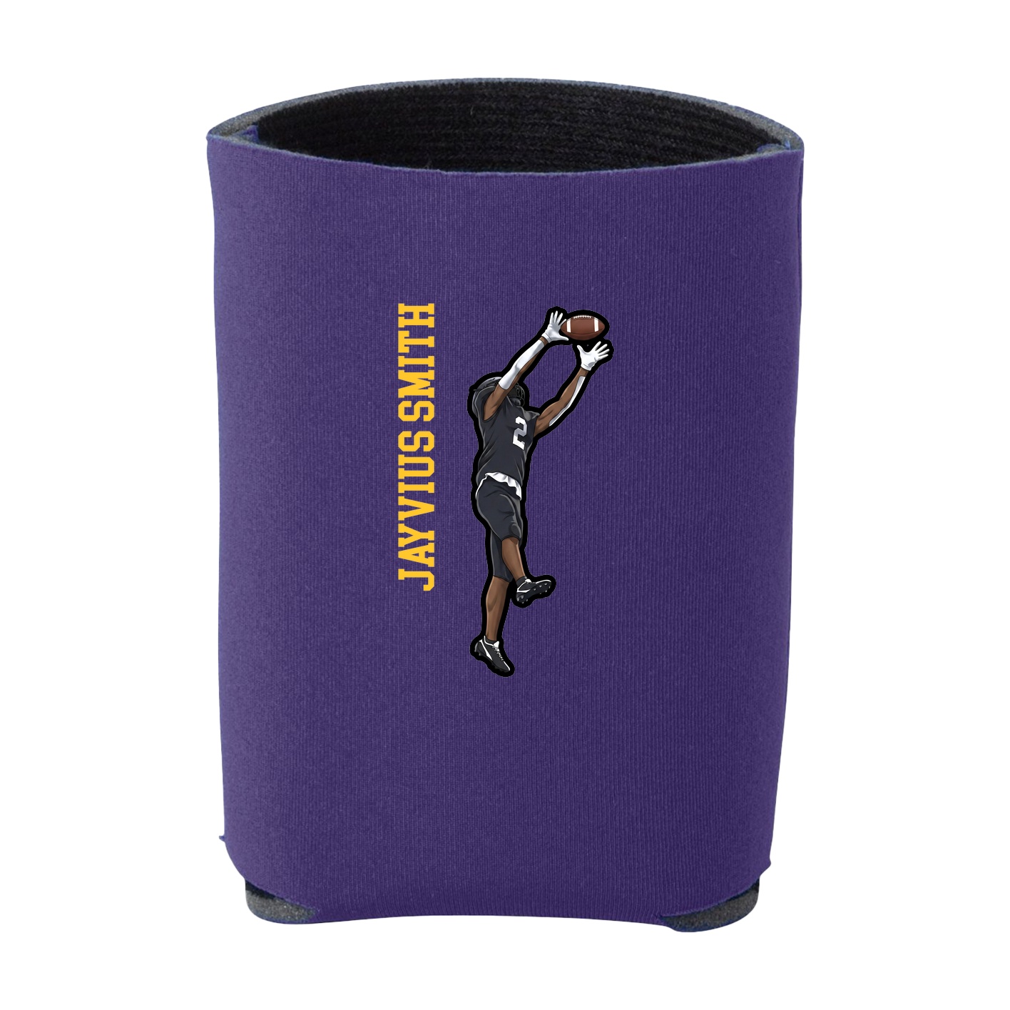 Can Holder — Name Vertical in Purple