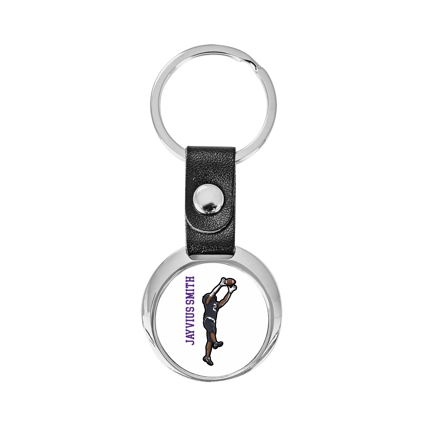 Key Chain — Name Vertical in Classic