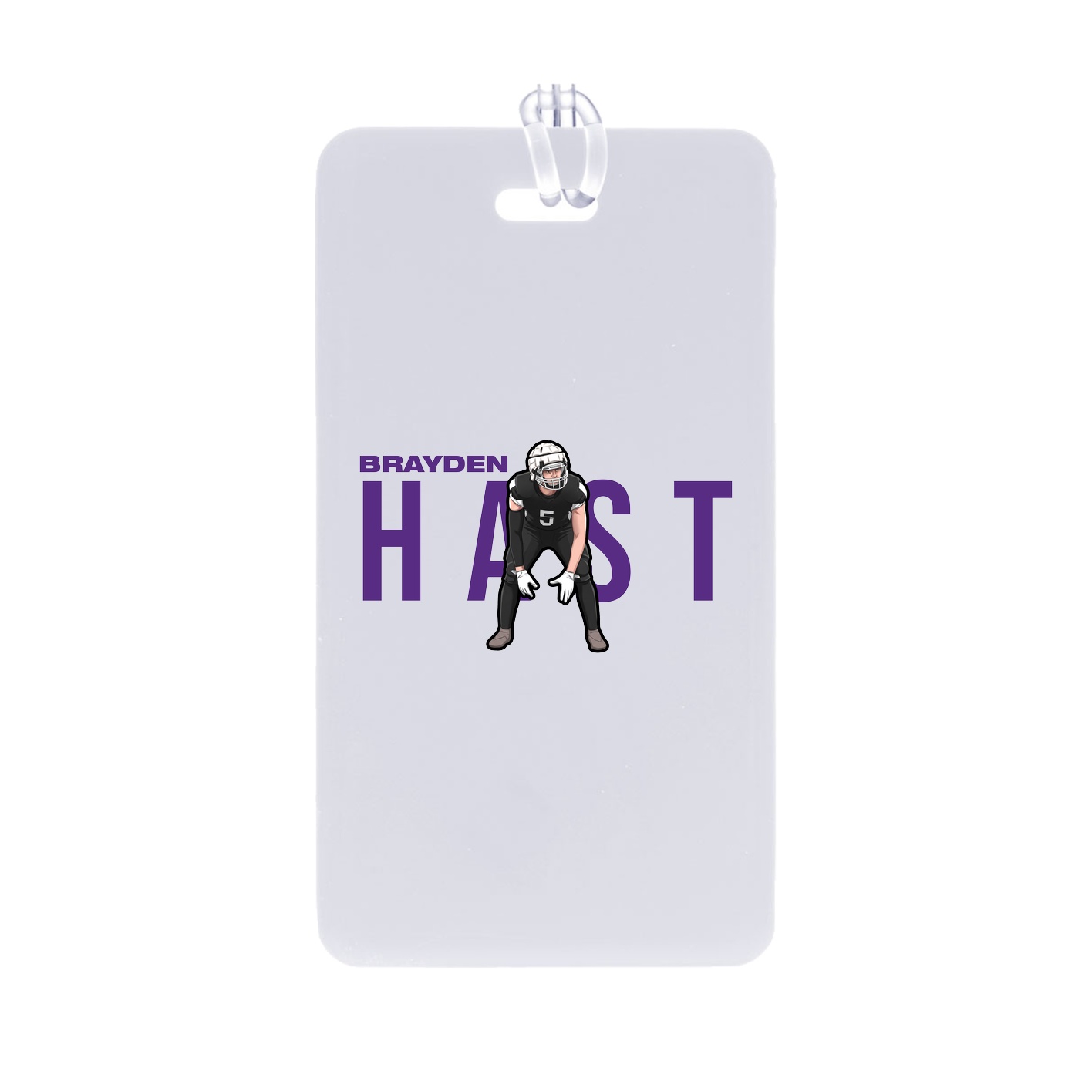 Bag Tag — Player Name in Classic