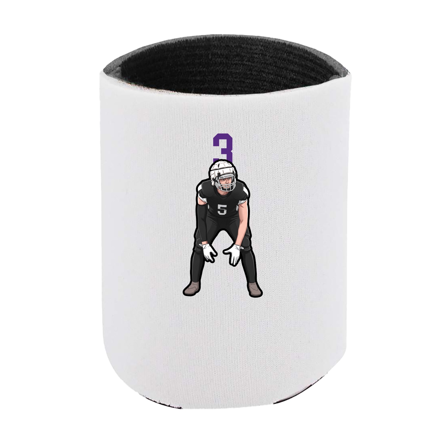 Can Holder — Number Top in White