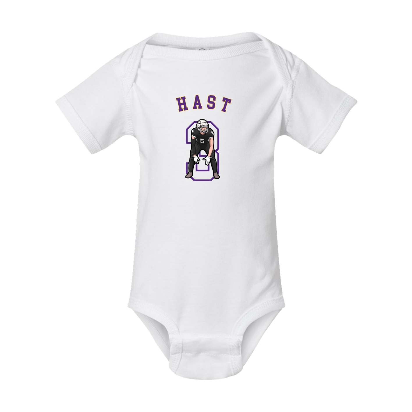 Baby Onesie — Shirsey Arch in White