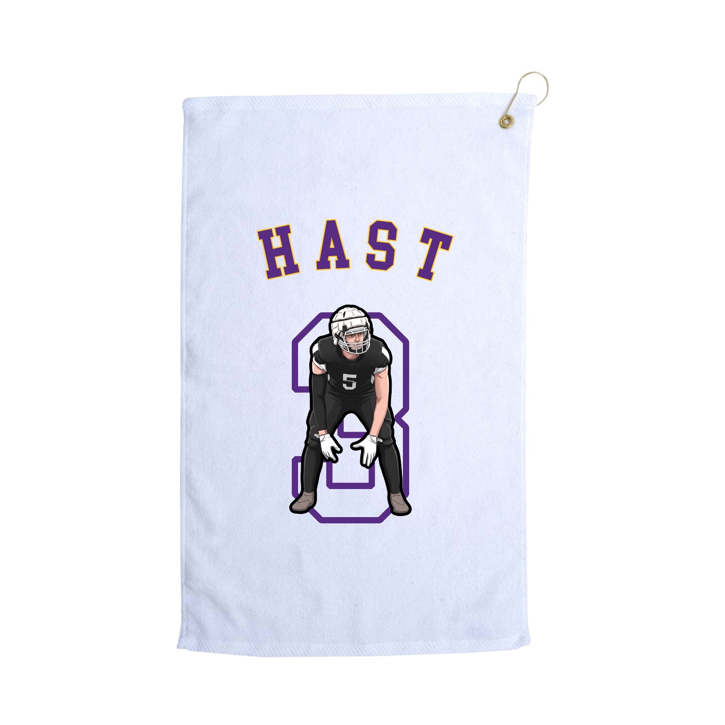 Golf Towel — Shirsey Arch in White