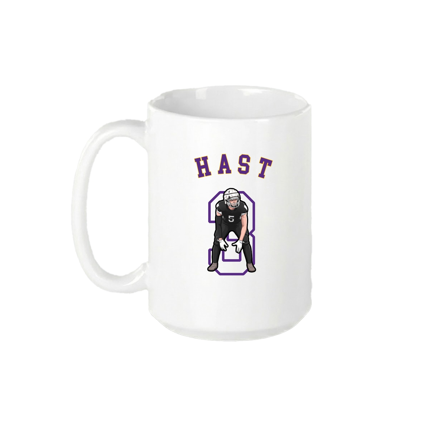 15oz Coffee Mug — Shirsey Arch in White
