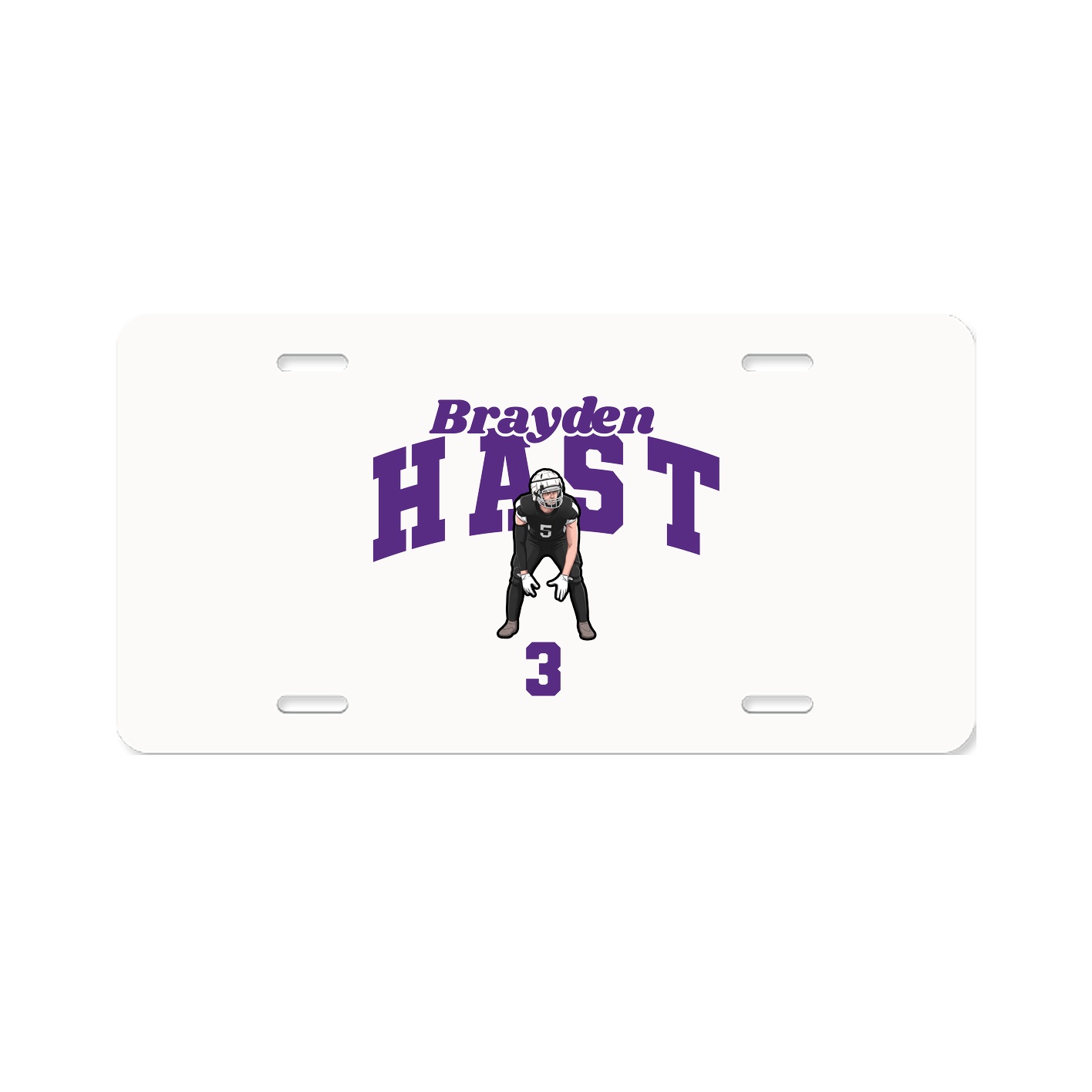 License Plate — Signature Arch in Classic