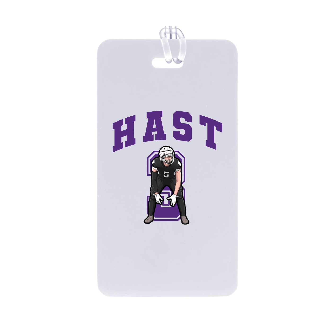 Bag Tag — Number in Classic