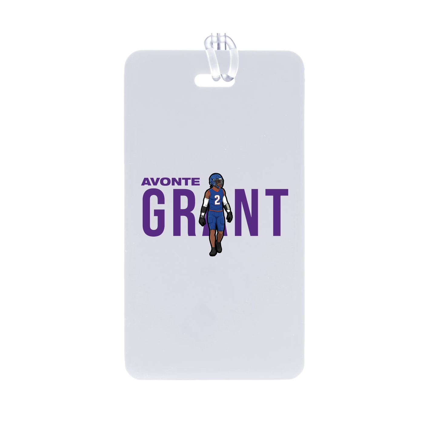 Bag Tag — Player Name in Classic