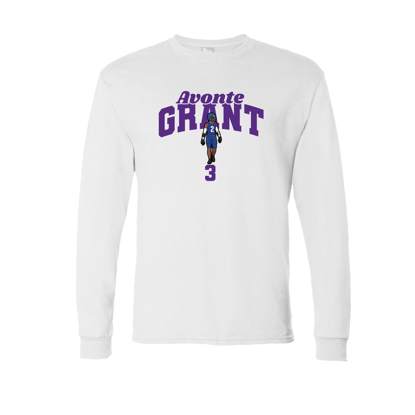 Long Sleeve Tee — Signature Arch in White