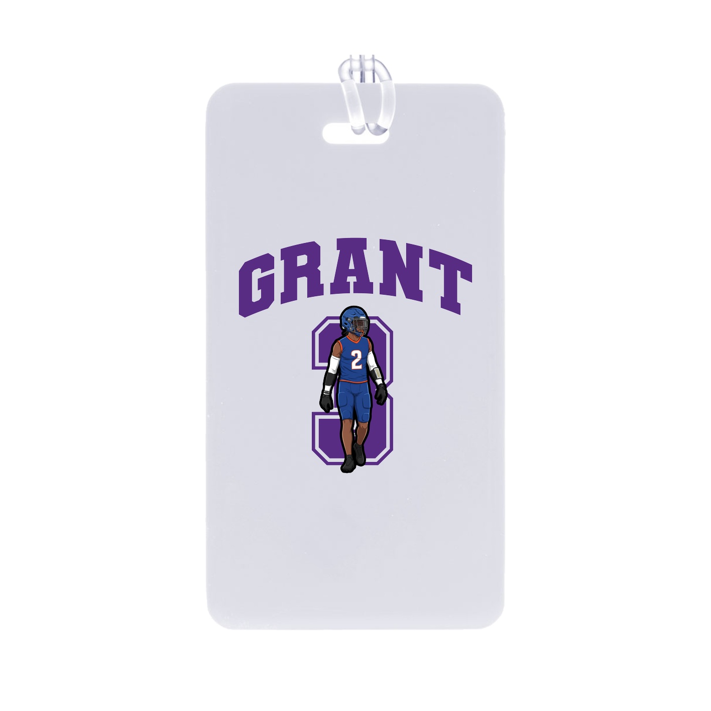Bag Tag — Number in Classic