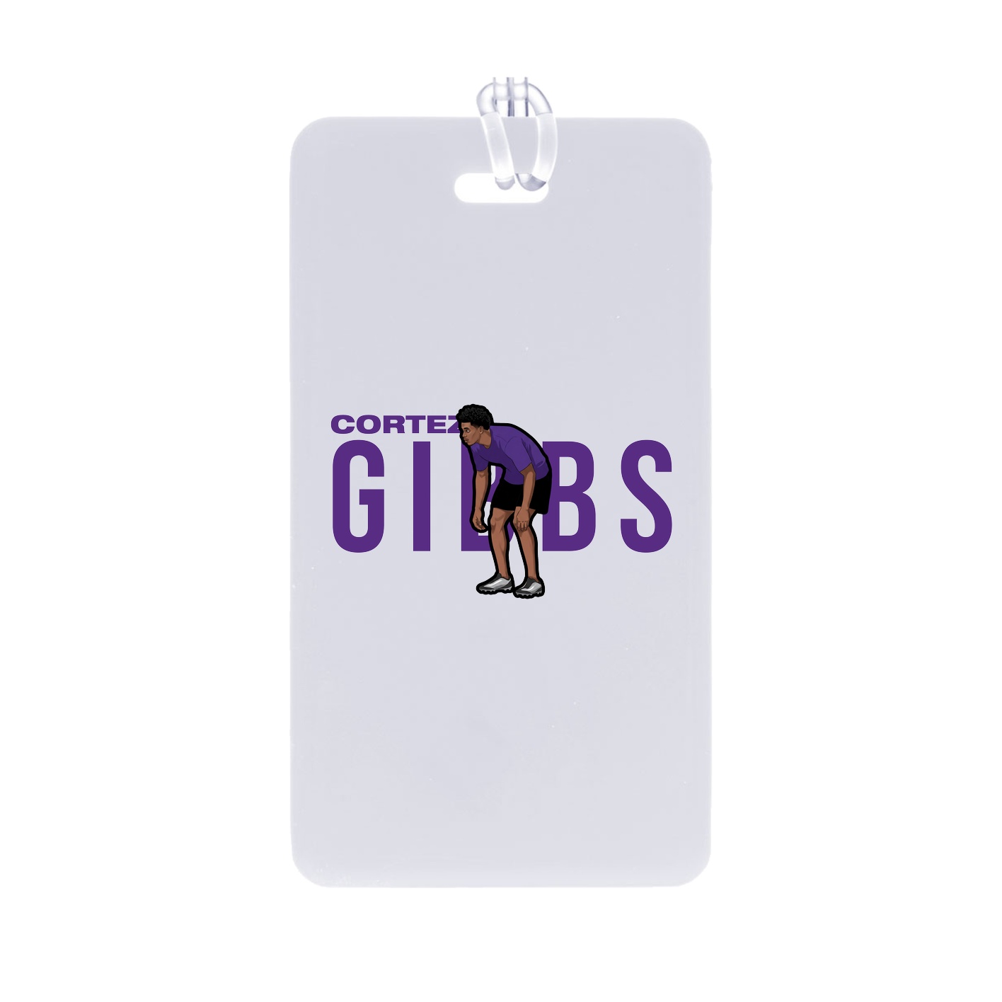 Bag Tag — Player Name in Classic
