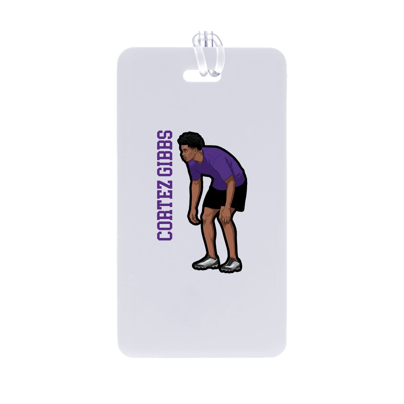 Bag Tag — Name Vertical in Classic