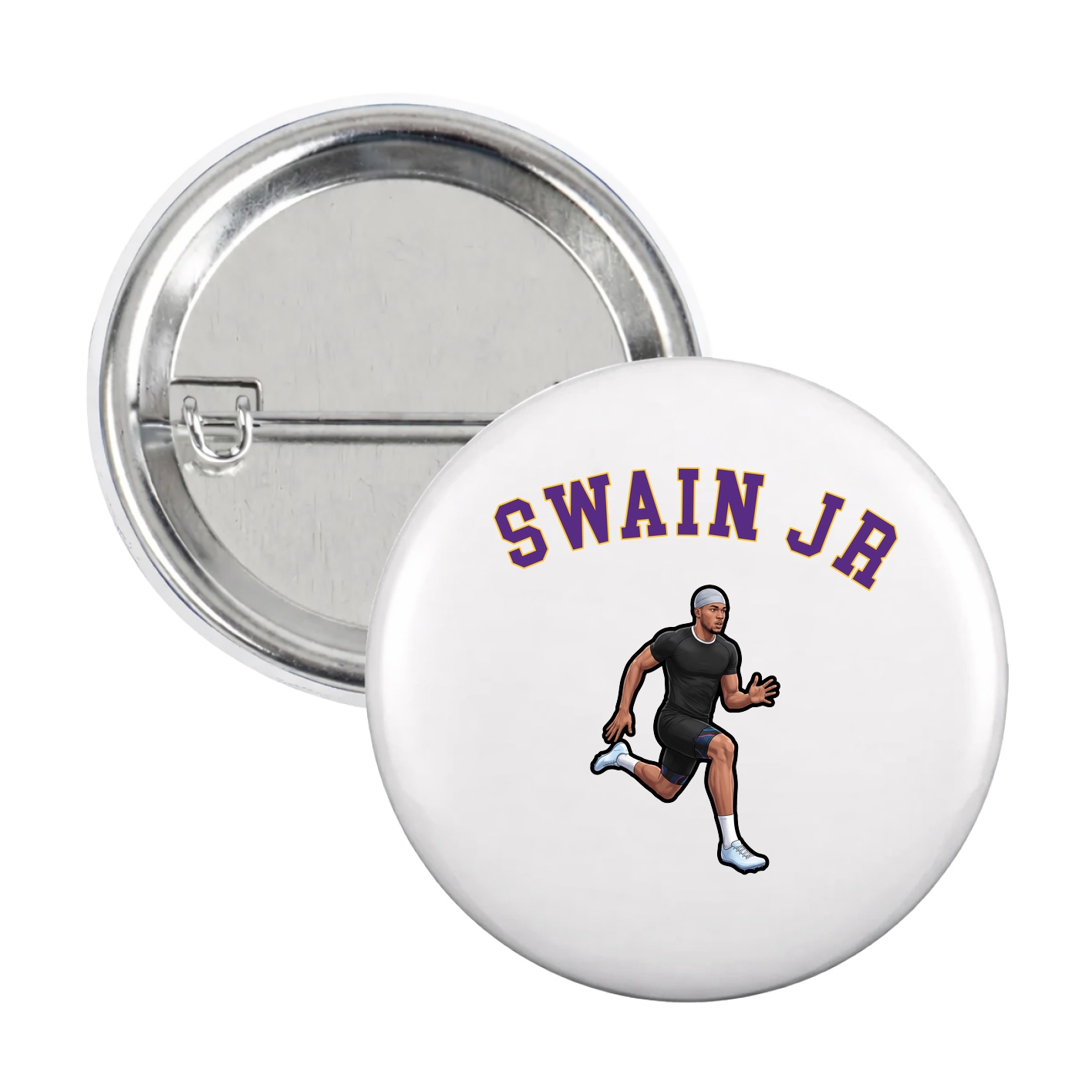Game Day Button — Shirsey Arch in White