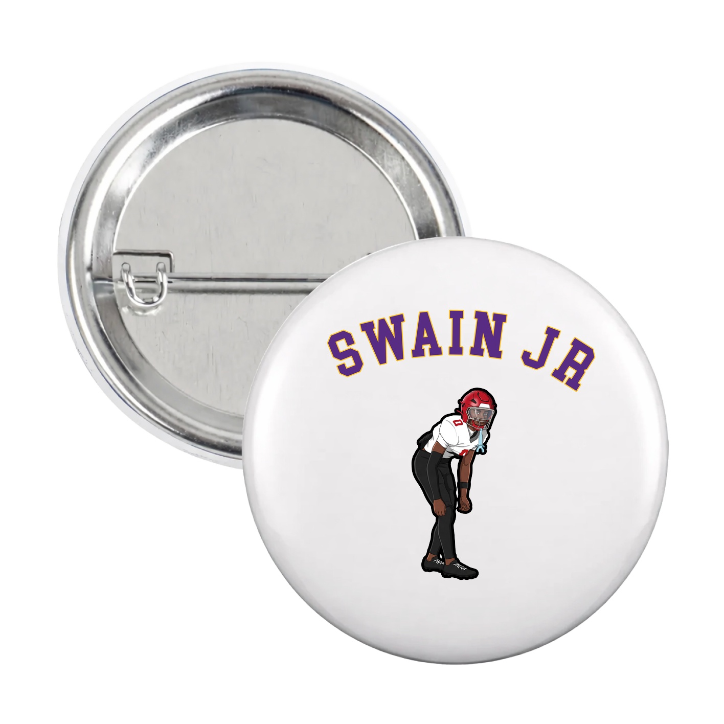 Game Day Button — Shirsey Arch in White