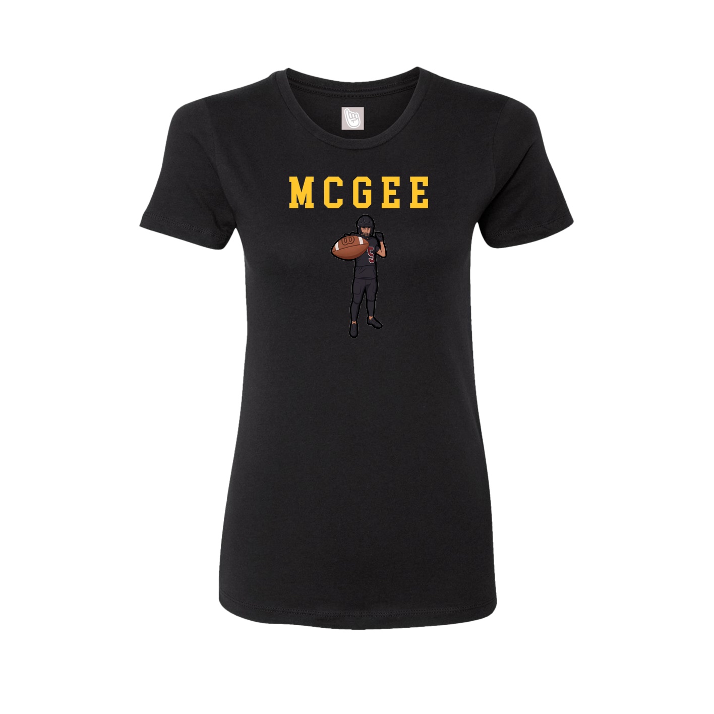 Fitted Women's Tee — Shirsey in Black