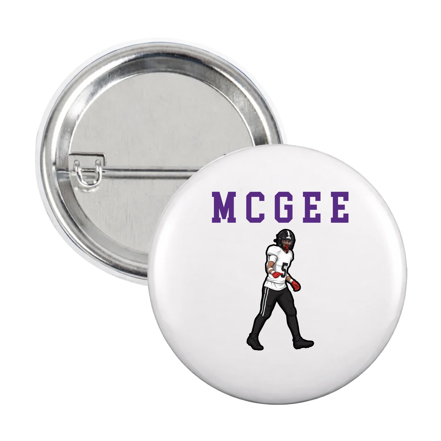 Game Day Button — Shirsey in White