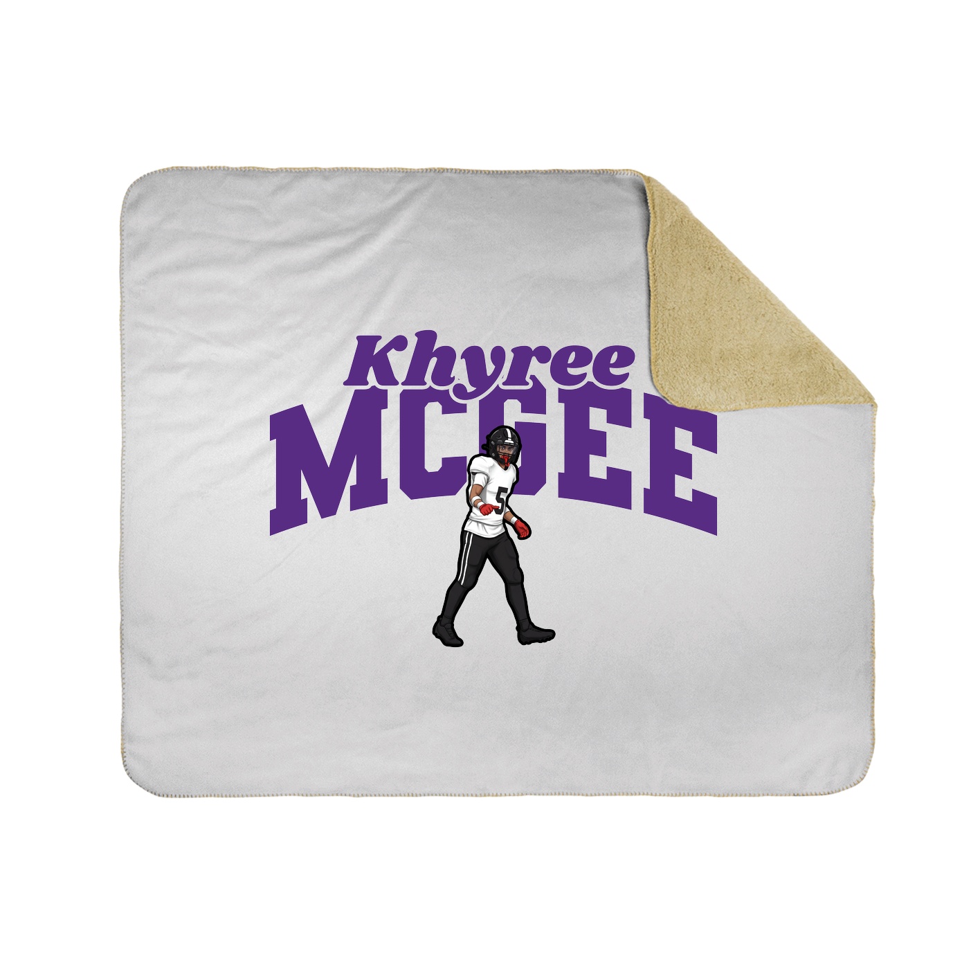 Throw Blanket — Signature Arch in White
