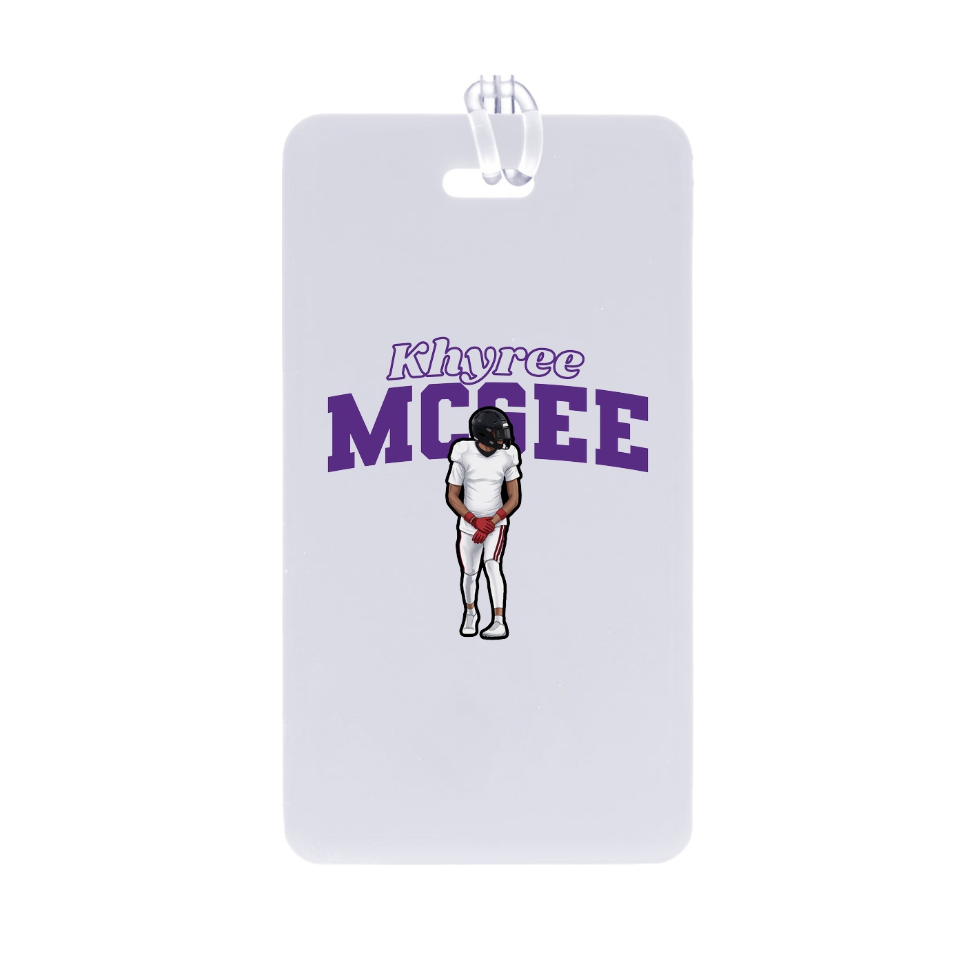 Bag Tag — Name Arch in Classic