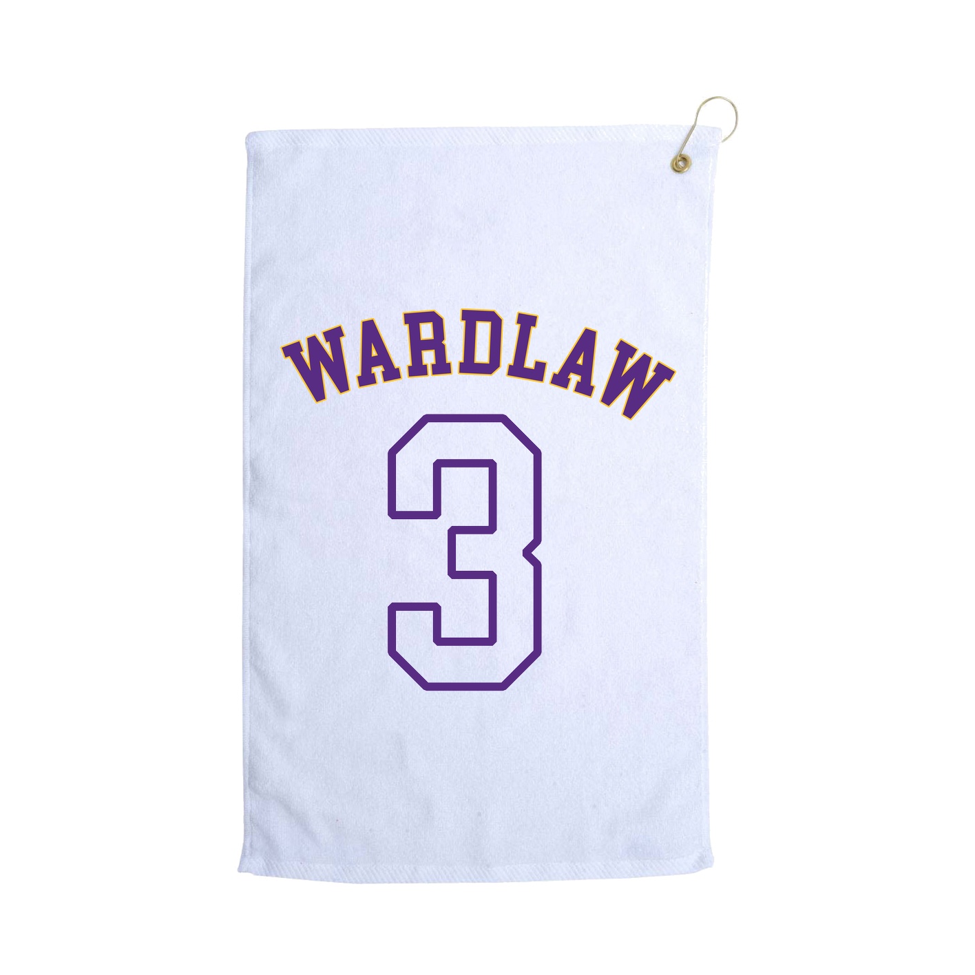 Golf Towel — Shirsey Arch in White
