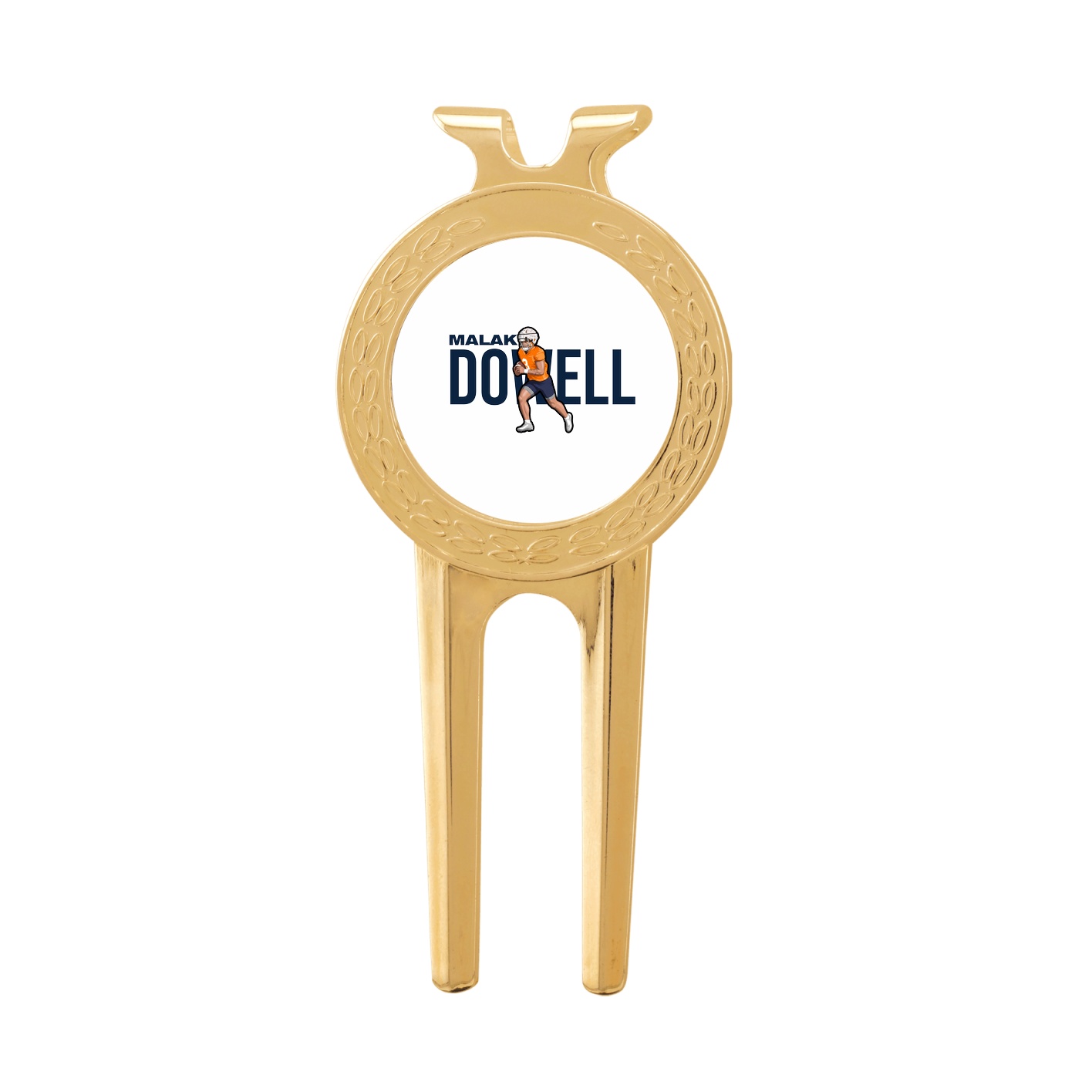 Divot Tool with Ball Marker — Player Name in Classic