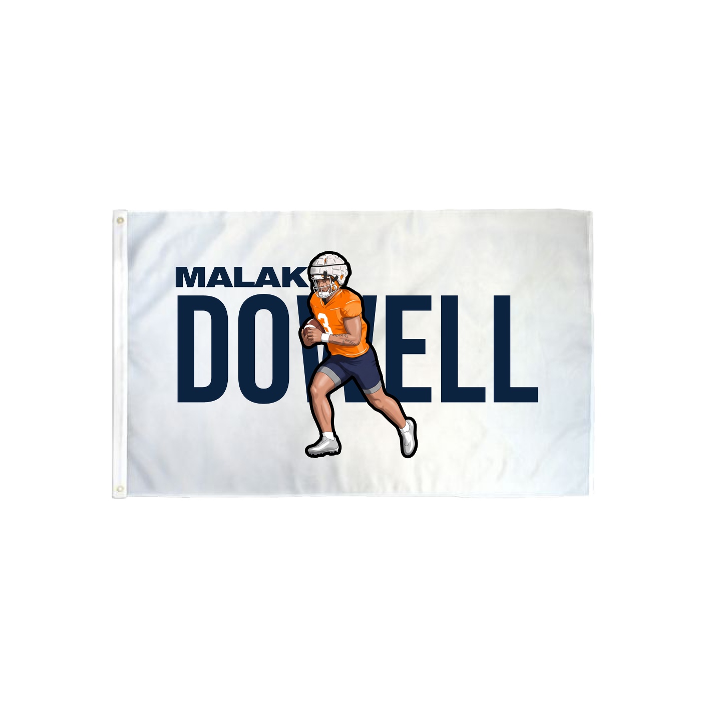 3x5 Flag — Player Name in Classic