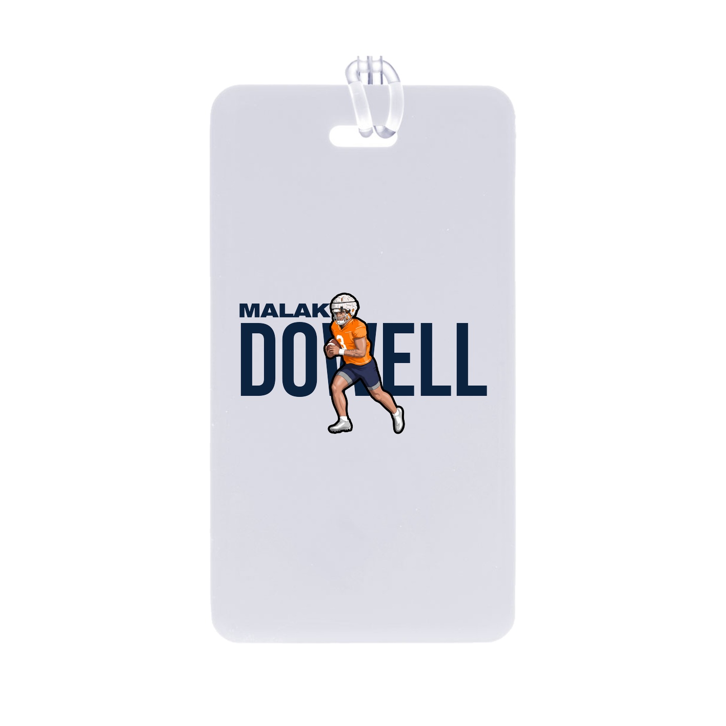 Bag Tag — Player Name in Classic