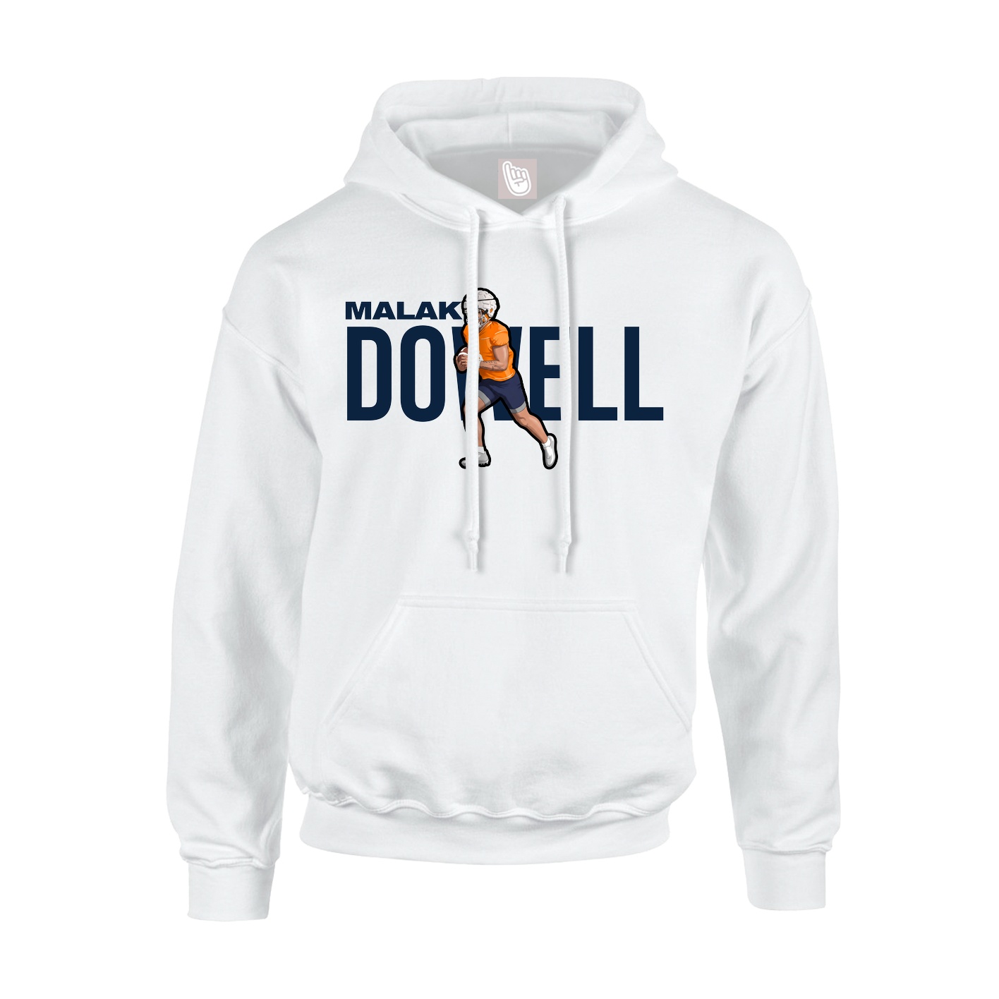 Hoodie — Player Name in White