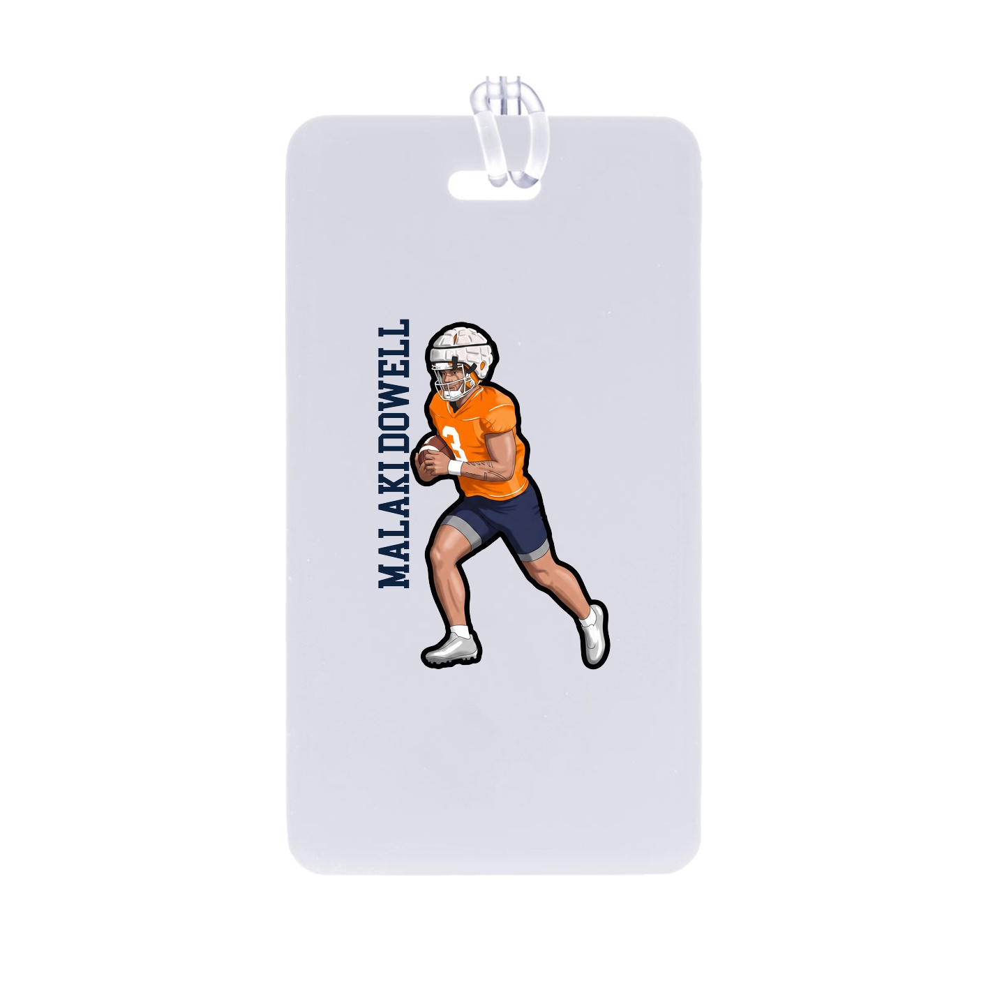Bag Tag — Name Vertical in Classic