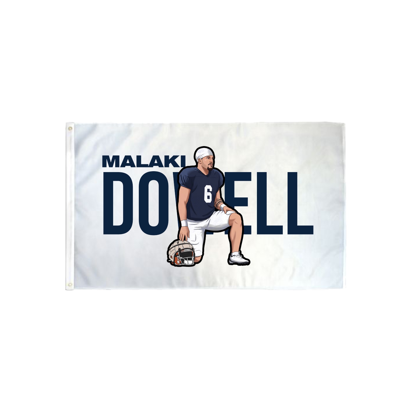 3x5 Flag — Player Name in Classic